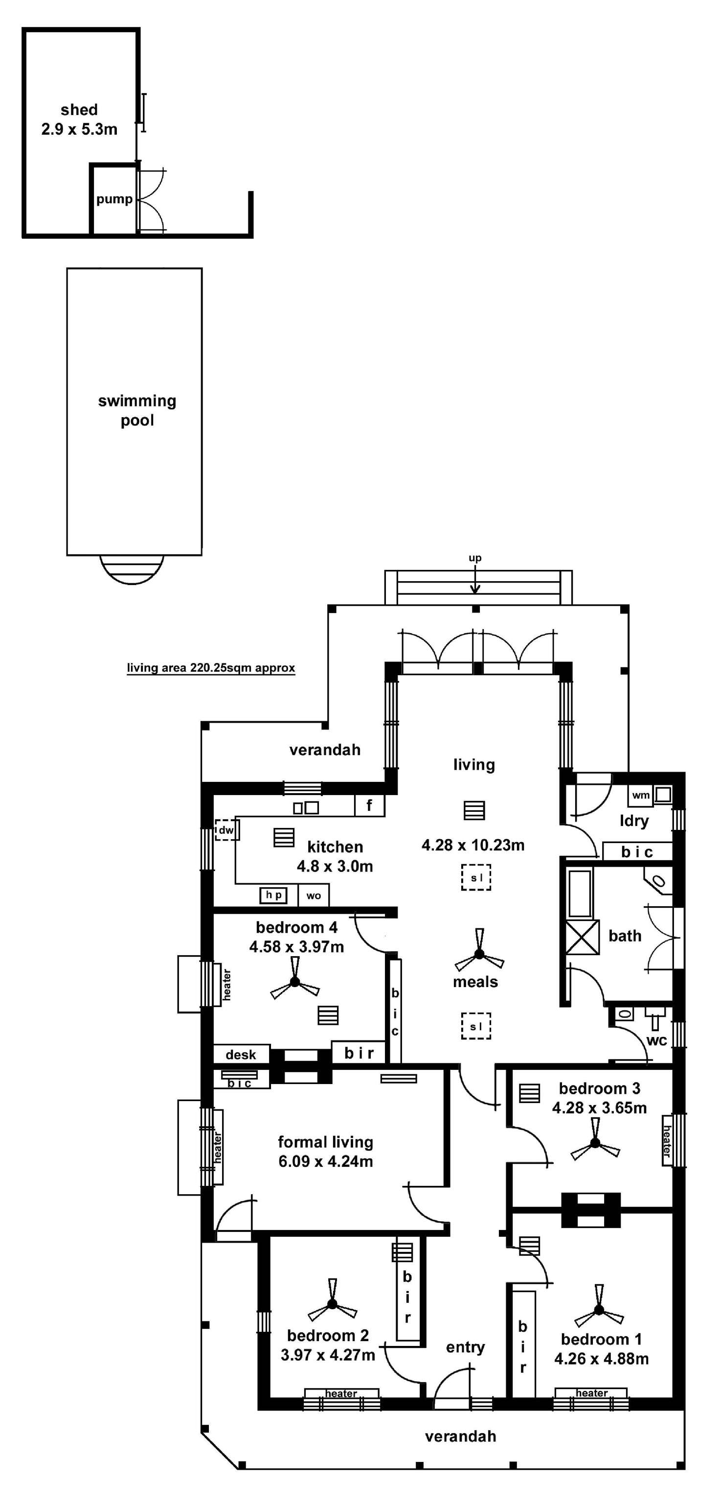 Floorplan of Homely house listing, 4 Churcher Street, Thorngate SA 5082