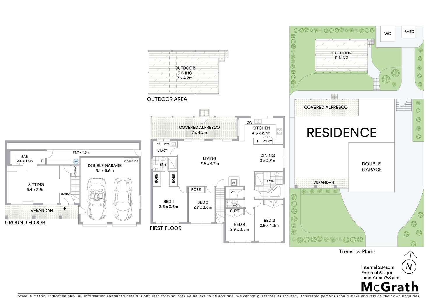 Floorplan of Homely house listing, 14 Treeview Place, Mardi NSW 2259