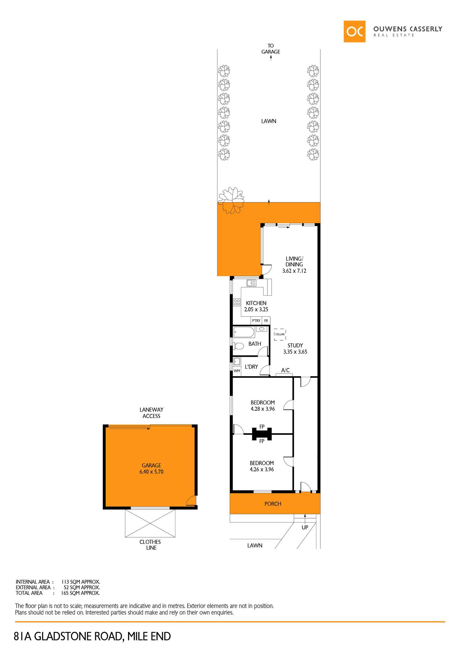 Floorplan of Homely house listing, 81A Gladstone Road, Mile End SA 5031
