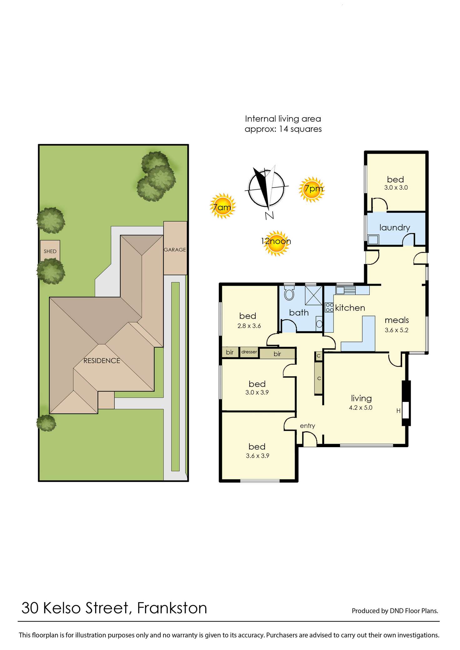 Floorplan of Homely house listing, 30 Kelso Street, Frankston VIC 3199