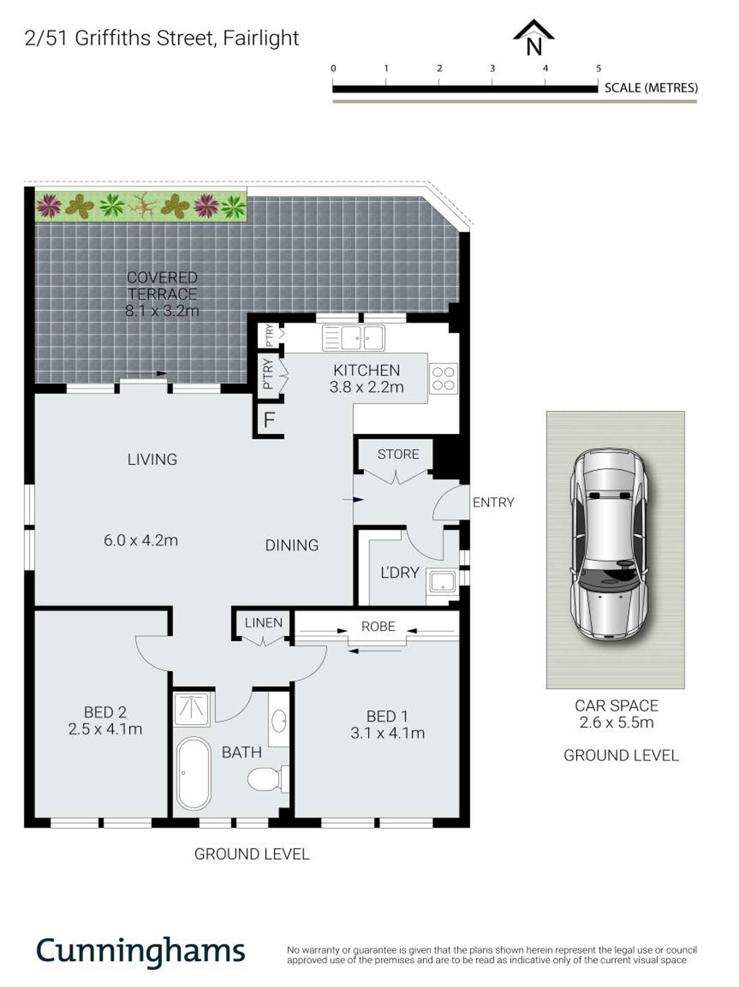 Floorplan of Homely apartment listing, 2/49-51 Griffiths Street, Fairlight NSW 2094