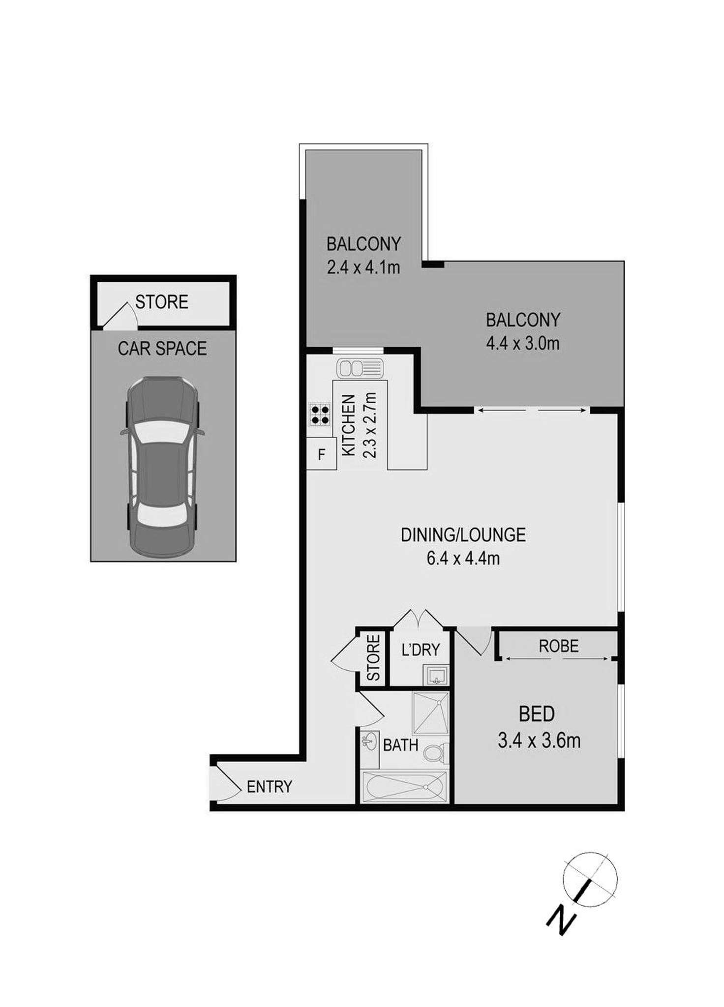 Floorplan of Homely apartment listing, 5/213 William Street, Granville NSW 2142