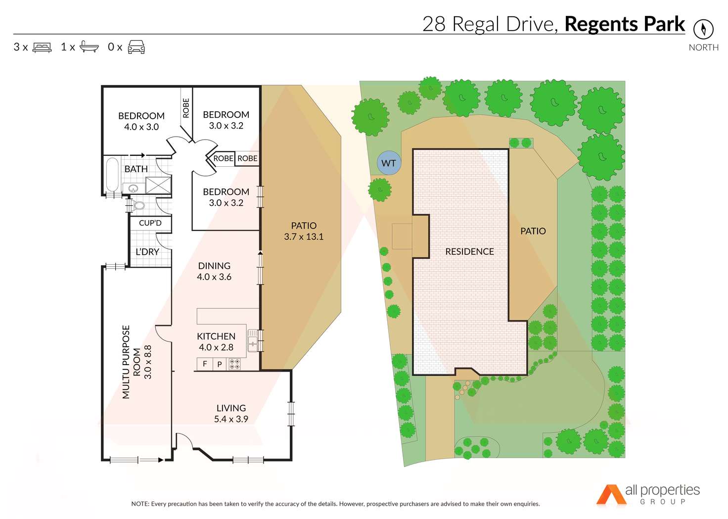 Floorplan of Homely house listing, 28 Regal Drive, Regents Park QLD 4118