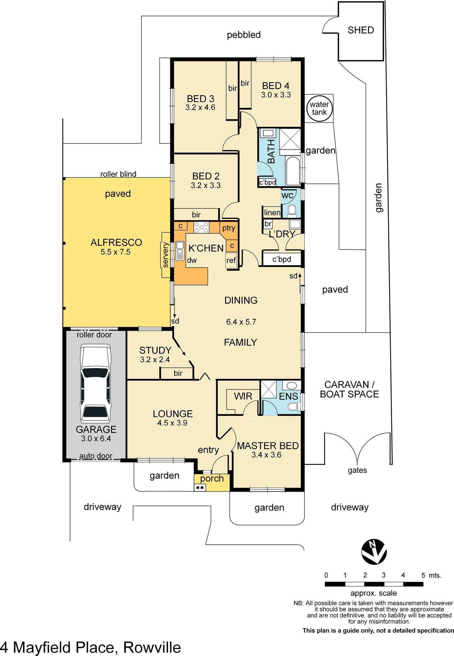 Floorplan of Homely house listing, 4 Mayfield Place, Rowville VIC 3178