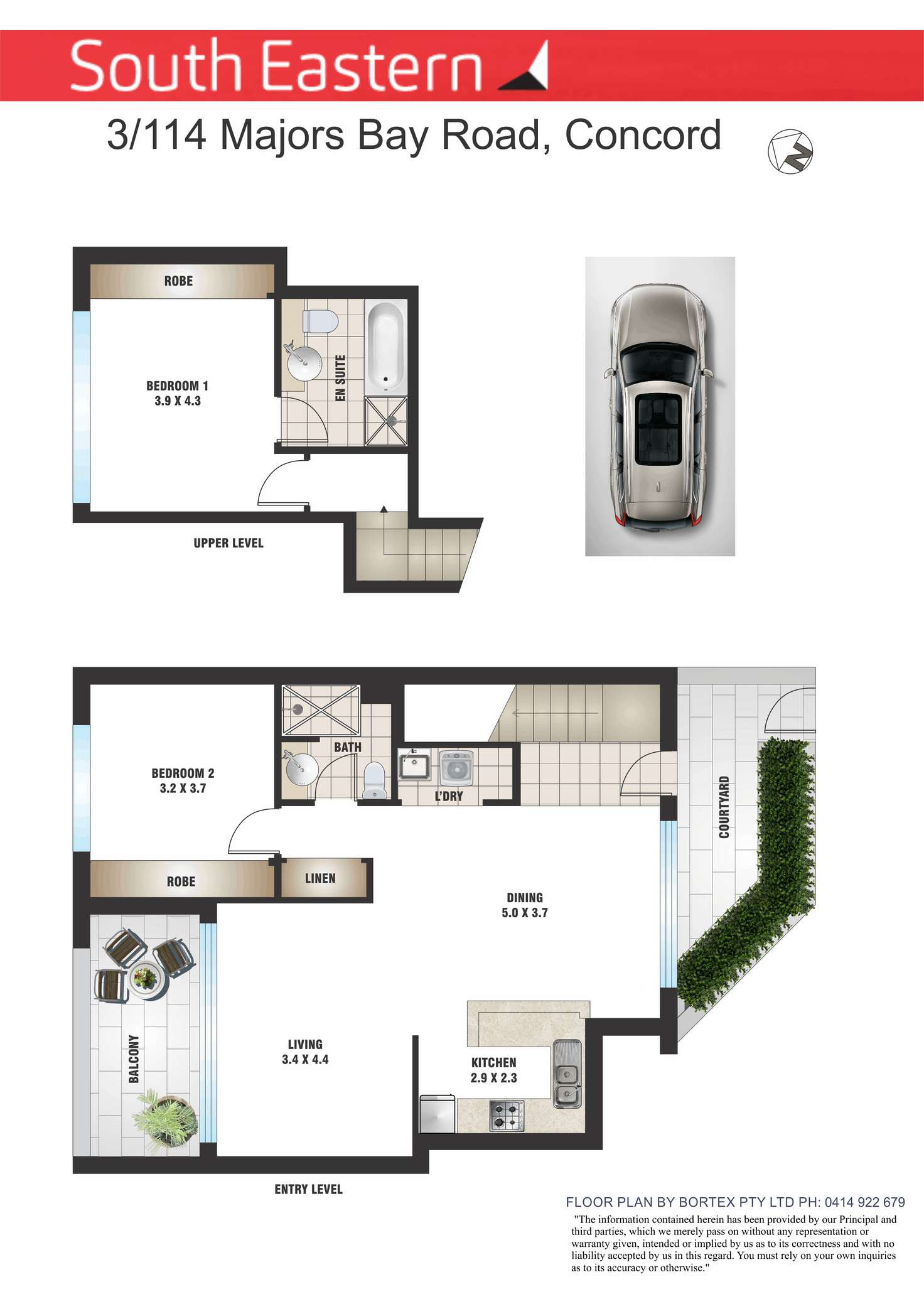 Floorplan of Homely apartment listing, 3/114 Majors Bay Road, Concord NSW 2137