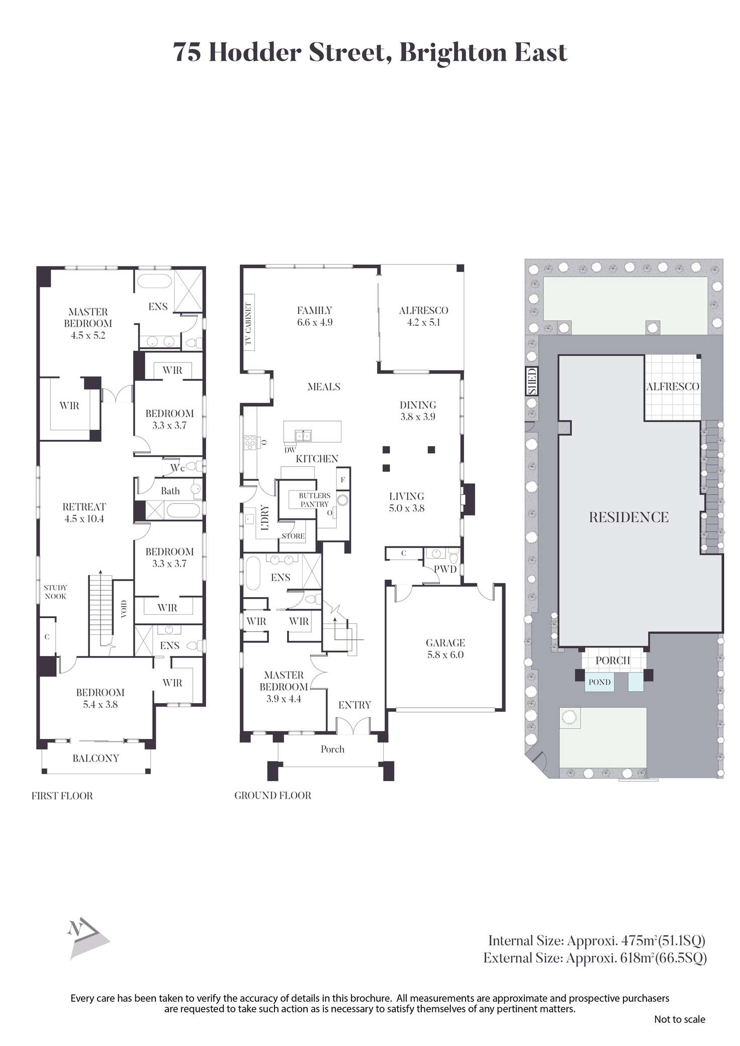 Floorplan of Homely house listing, 75 Hodder Street, Brighton East VIC 3187