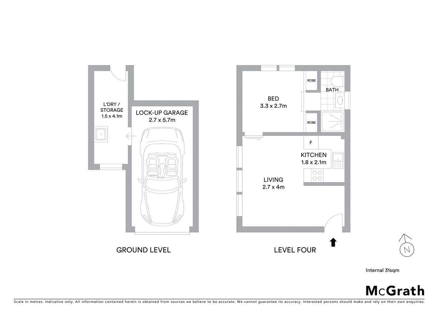 Floorplan of Homely apartment listing, 9/6 Tramway Street, Rosebery NSW 2018