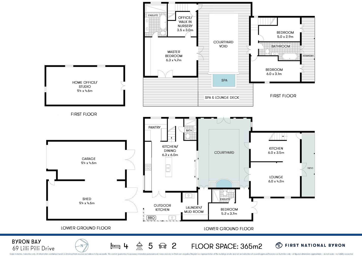 Floorplan of Homely house listing, 69 Lilli Pilli Drive, Byron Bay NSW 2481