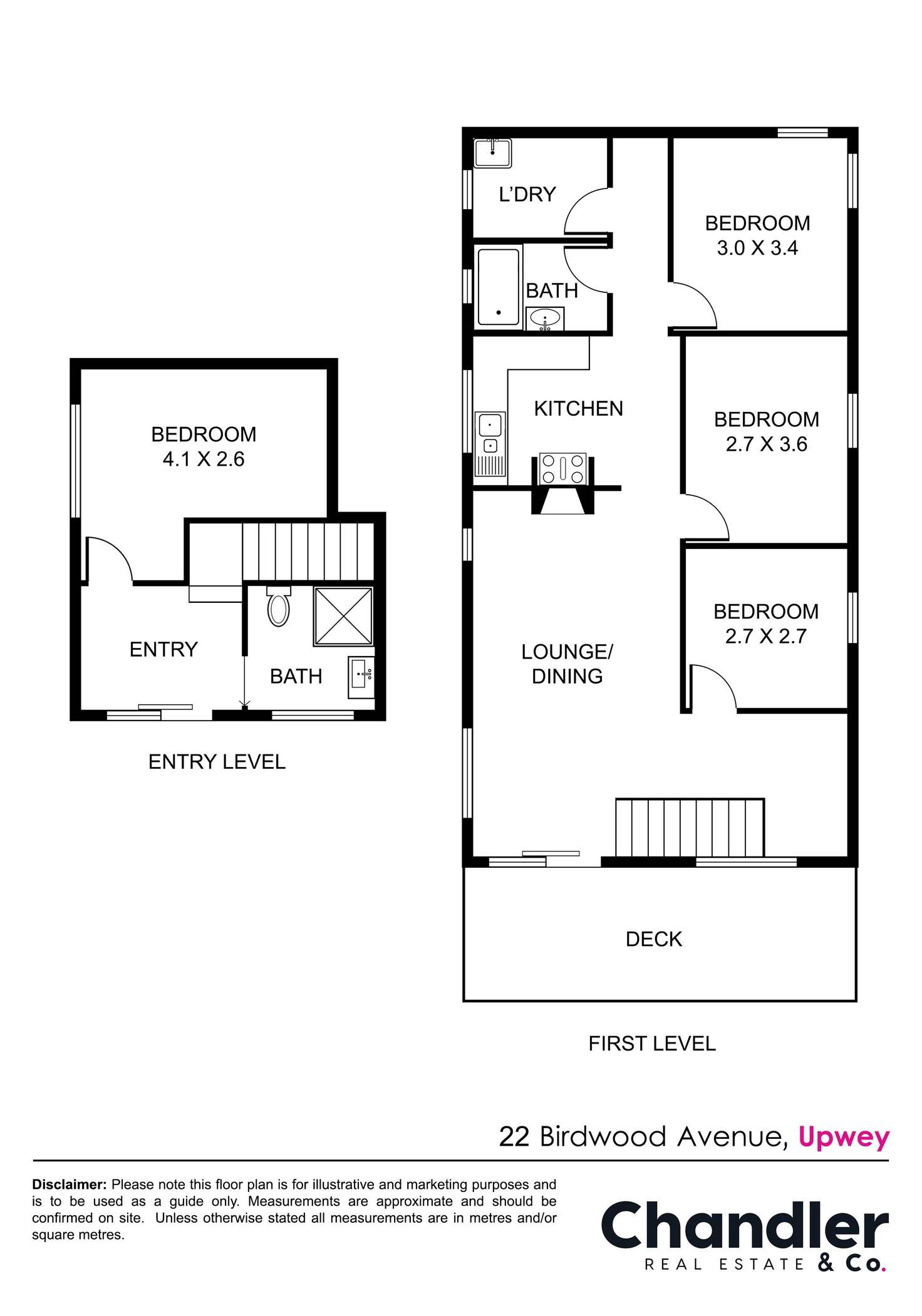 Floorplan of Homely house listing, 22 Birdwood Avenue, Upwey VIC 3158