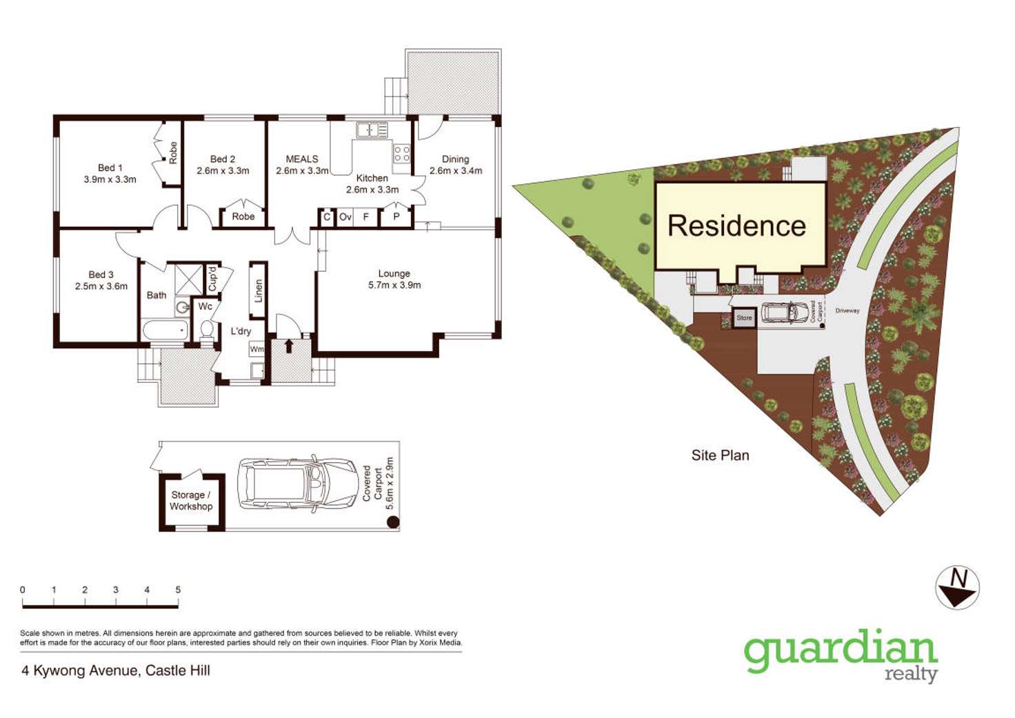 Floorplan of Homely house listing, 4 Kywong Avenue, Castle Hill NSW 2154