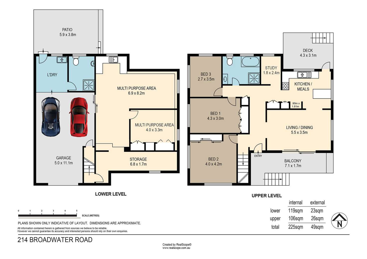 Floorplan of Homely house listing, 214 Broadwater Road, Mansfield QLD 4122