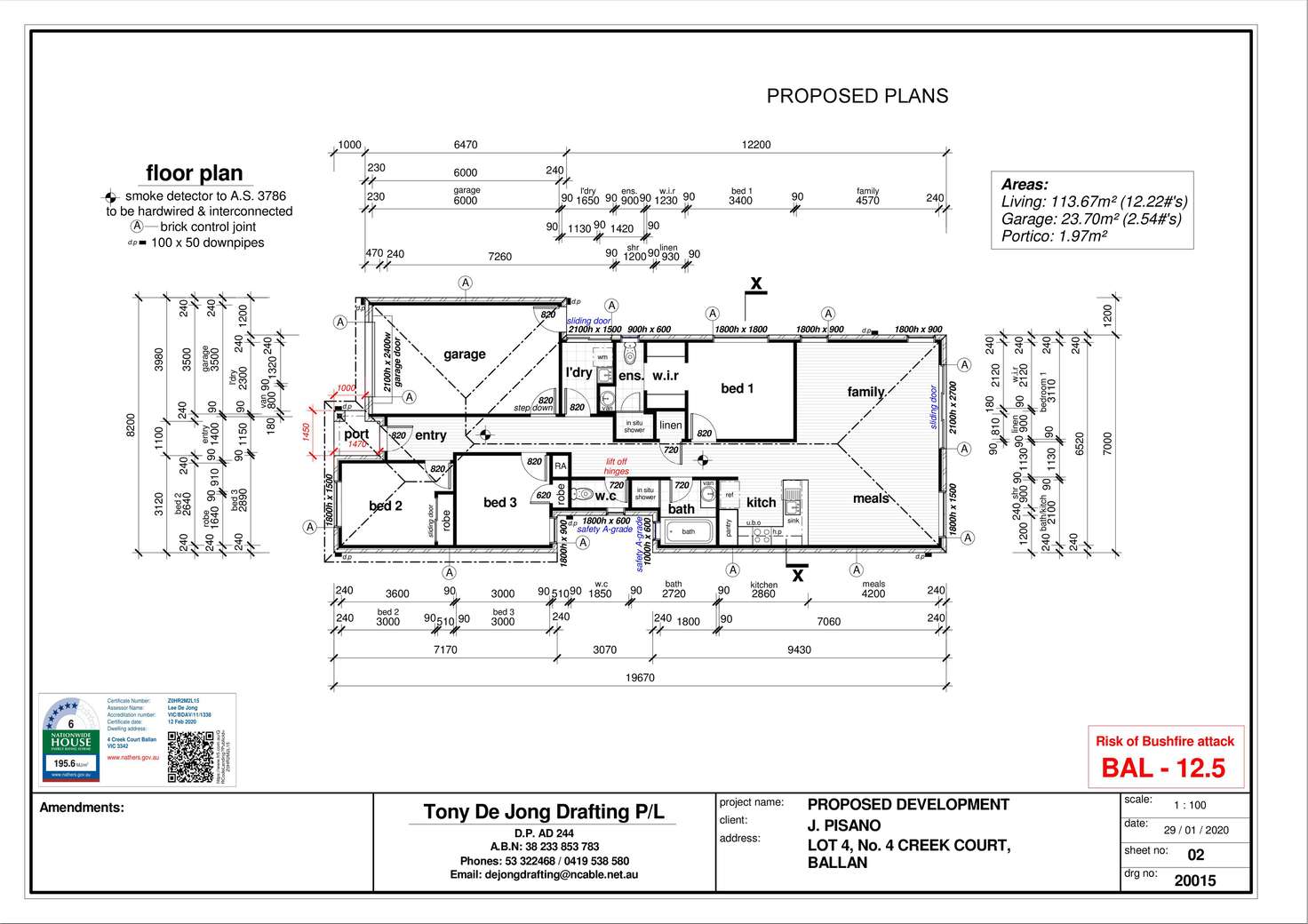 Floorplan of Homely residentialLand listing, 4A Creek Court, Ballan VIC 3342