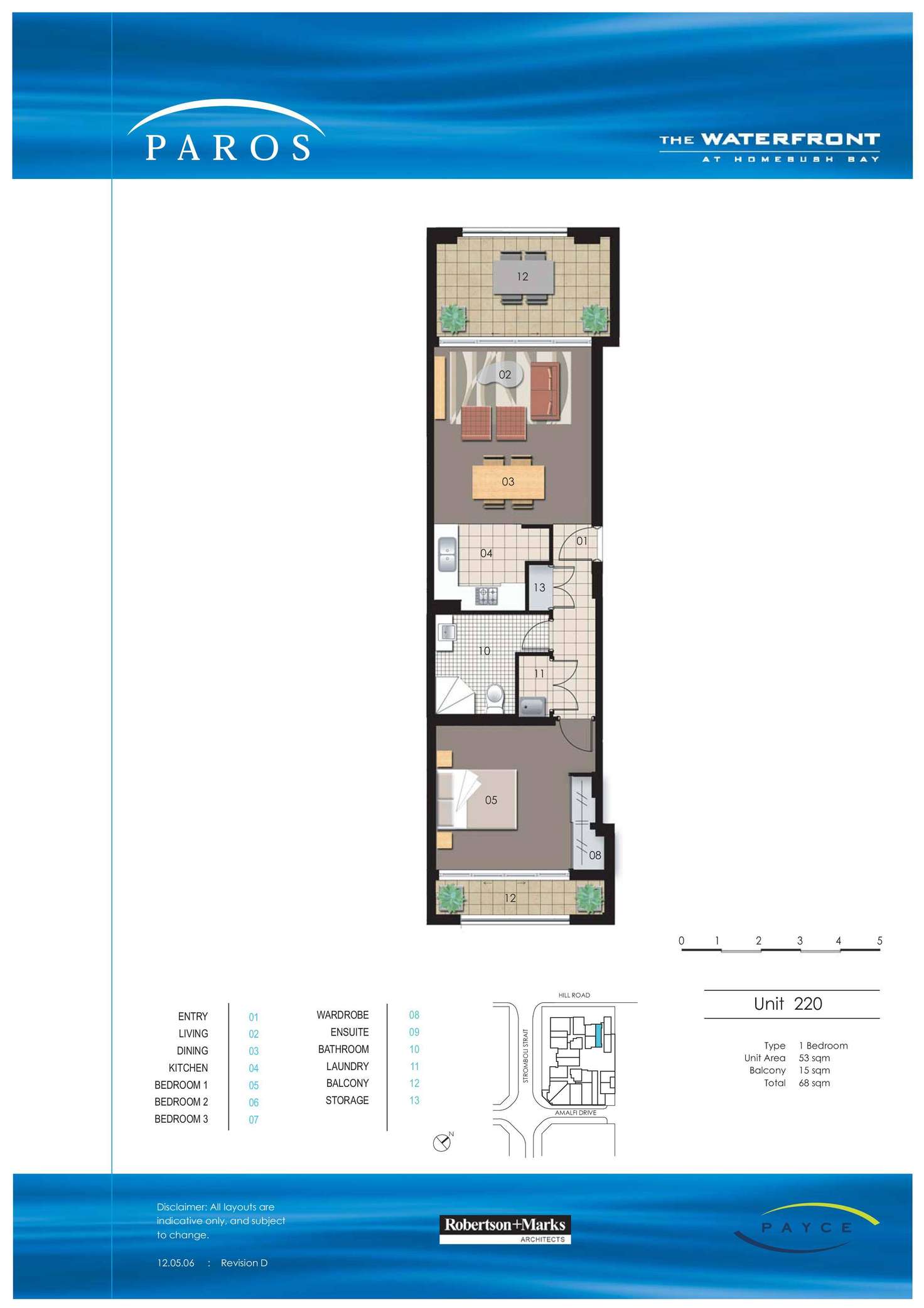 Floorplan of Homely apartment listing, 220/23 Hill Road, Wentworth Point NSW 2127