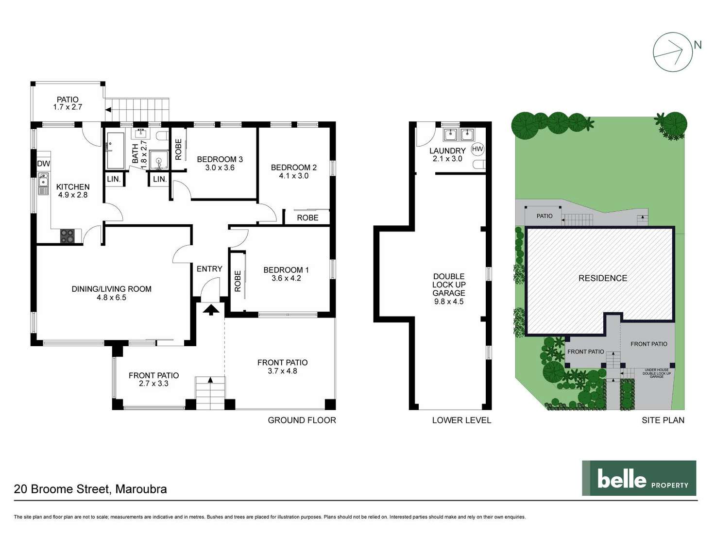 Floorplan of Homely house listing, 20 Broome Street, Maroubra NSW 2035