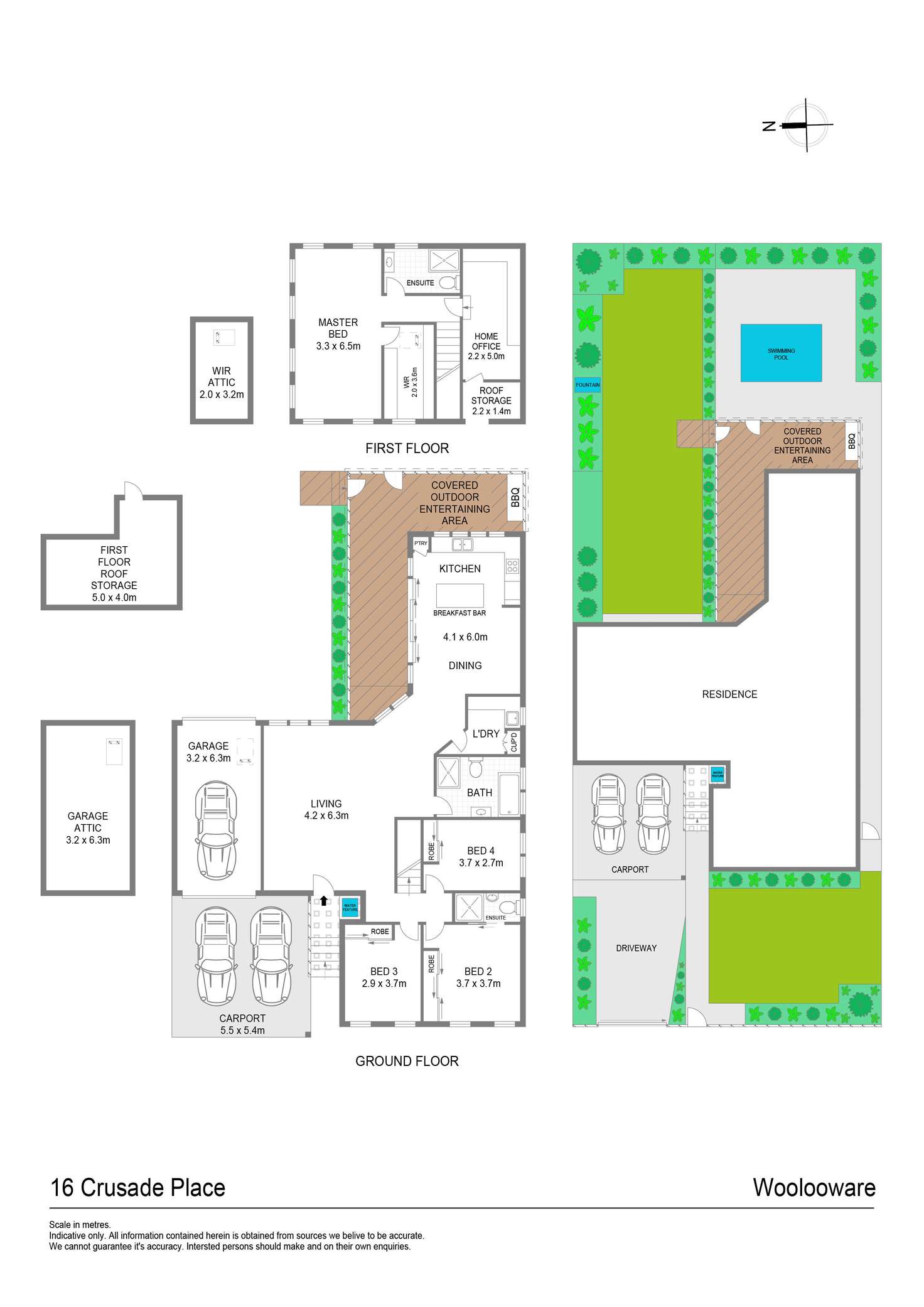 Floorplan of Homely house listing, 16 Crusade Place, Woolooware NSW 2230