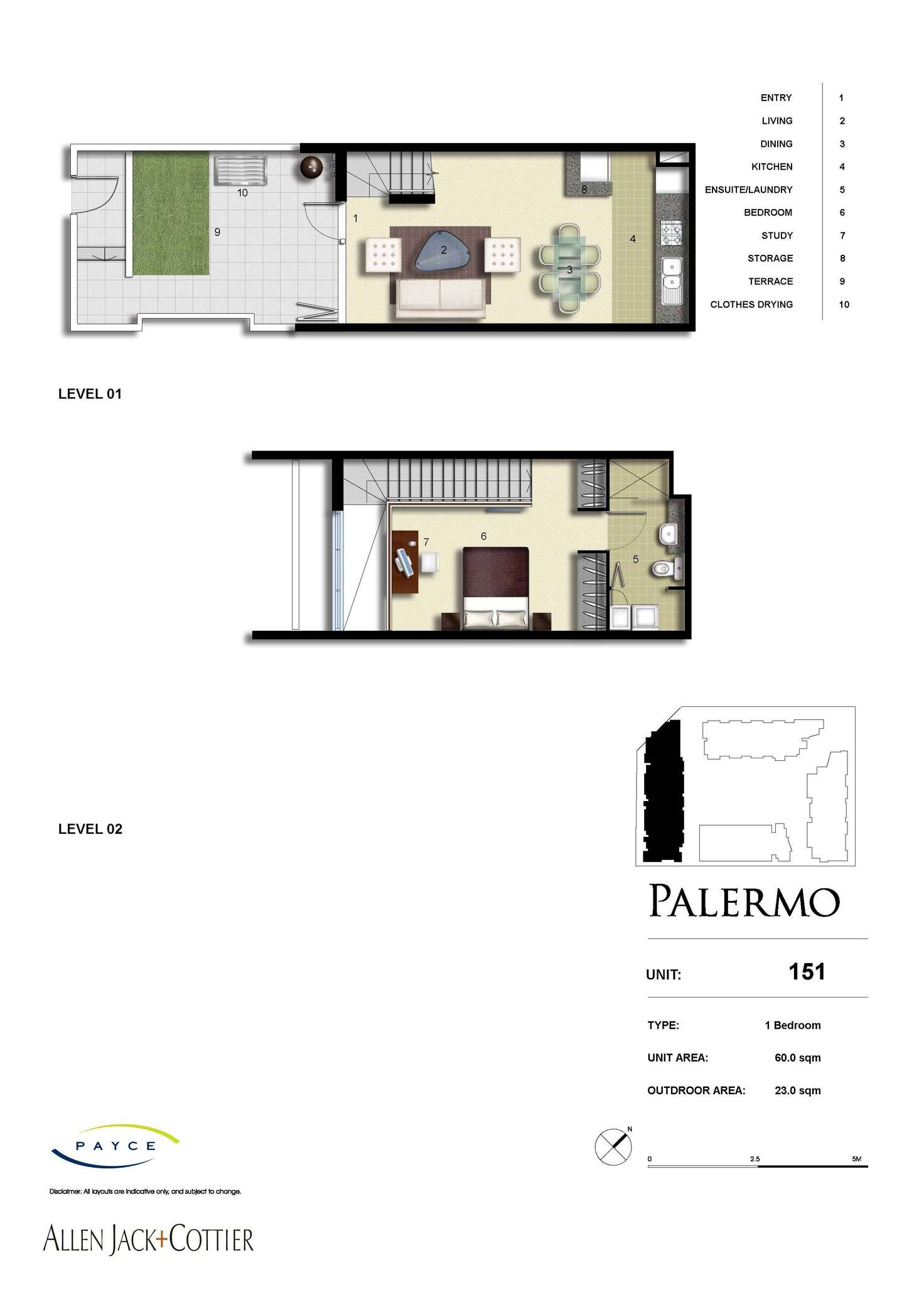 Floorplan of Homely apartment listing, 151/5 Baywater Drive, Wentworth Point NSW 2127