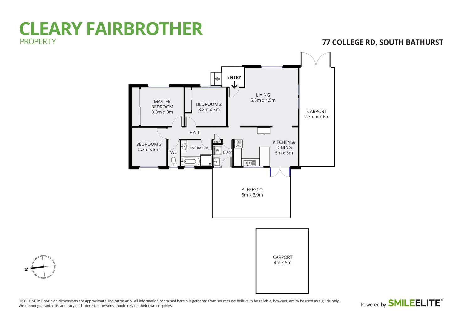 Floorplan of Homely house listing, 77 College Road, South Bathurst NSW 2795
