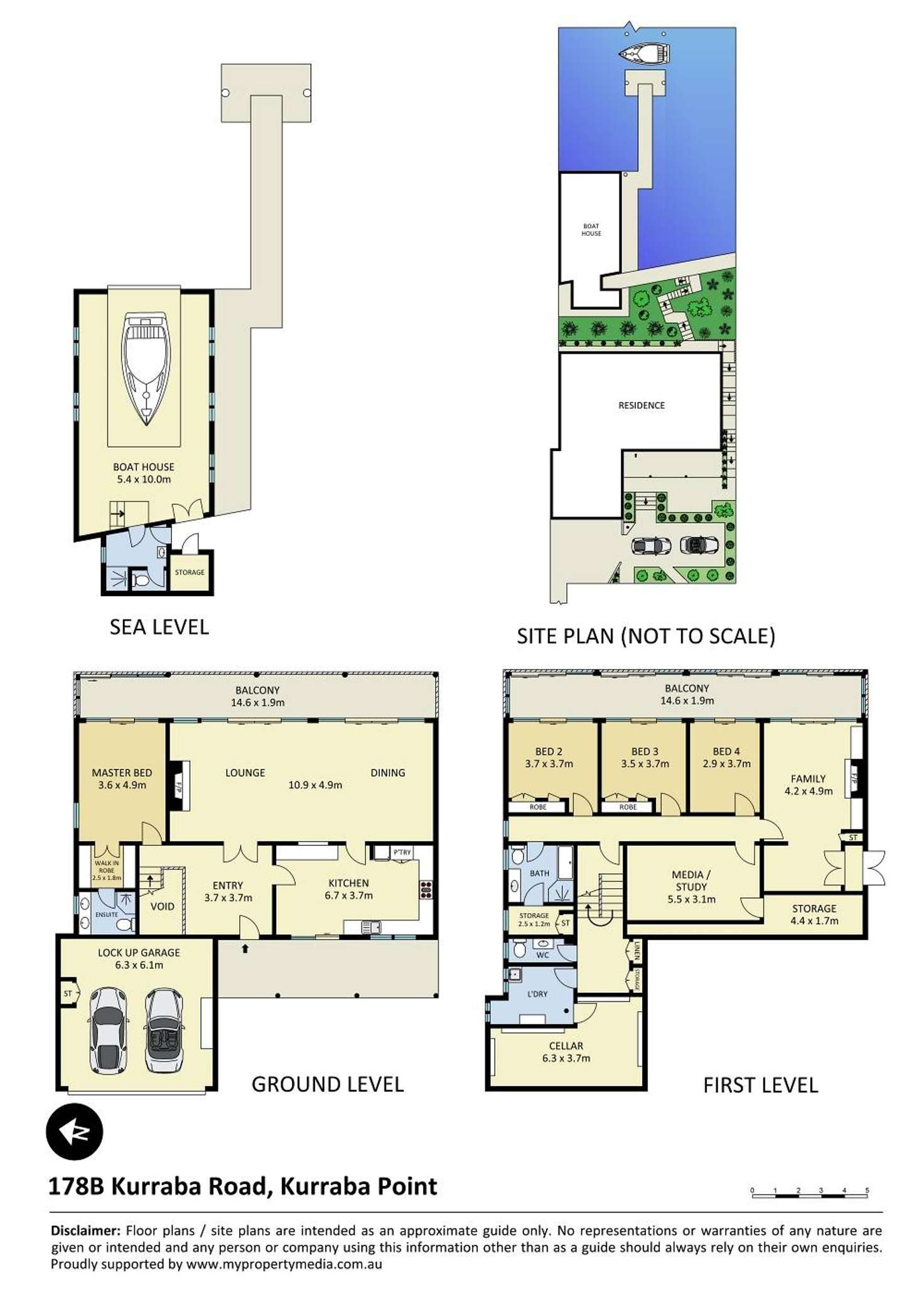 Floorplan of Homely house listing, 178B Kurraba Road, Kurraba Point NSW 2089