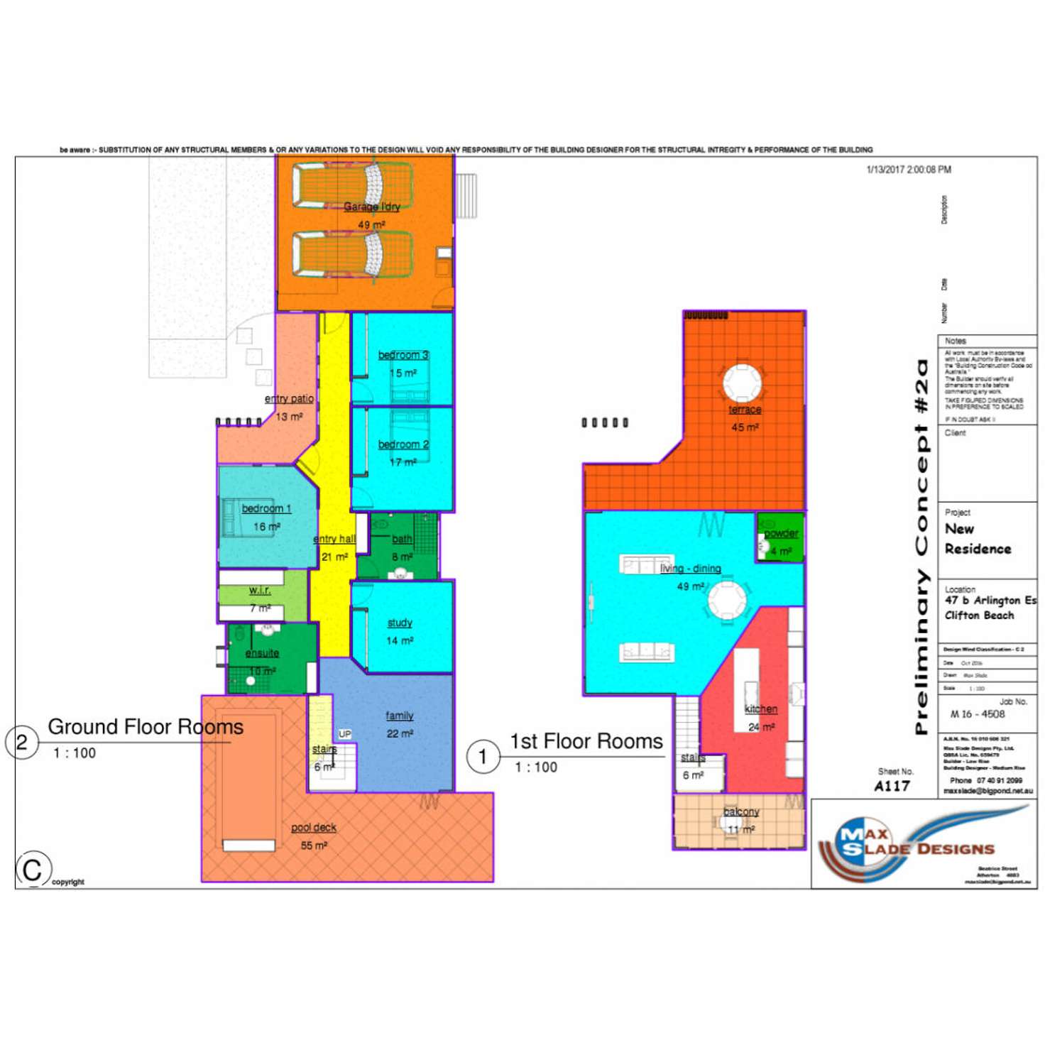 Floorplan of Homely house listing, 47B Arlington Esplanade, Clifton Beach QLD 4879