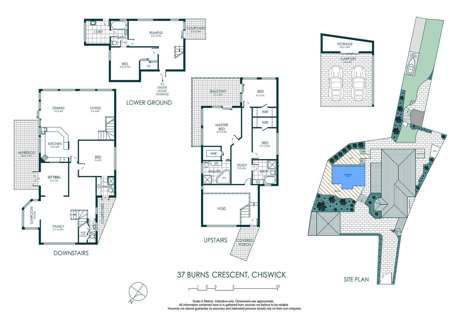 Floorplan of Homely house listing, 37 Burns Crescent, Chiswick NSW 2046