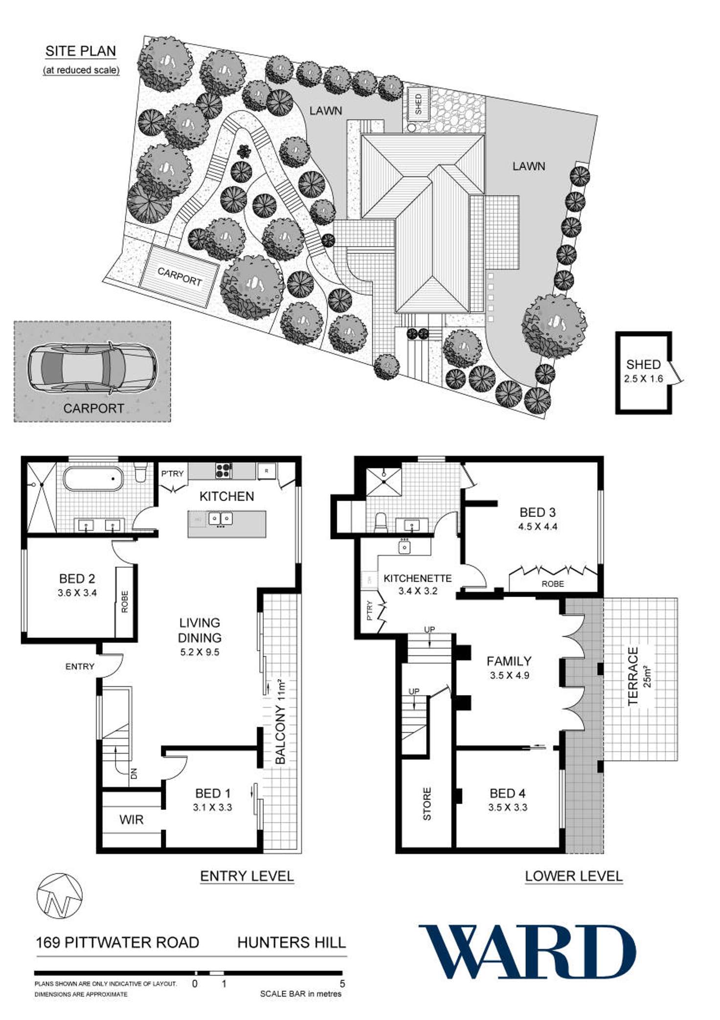 Floorplan of Homely house listing, 169 Pittwater Road, Hunters Hill NSW 2110