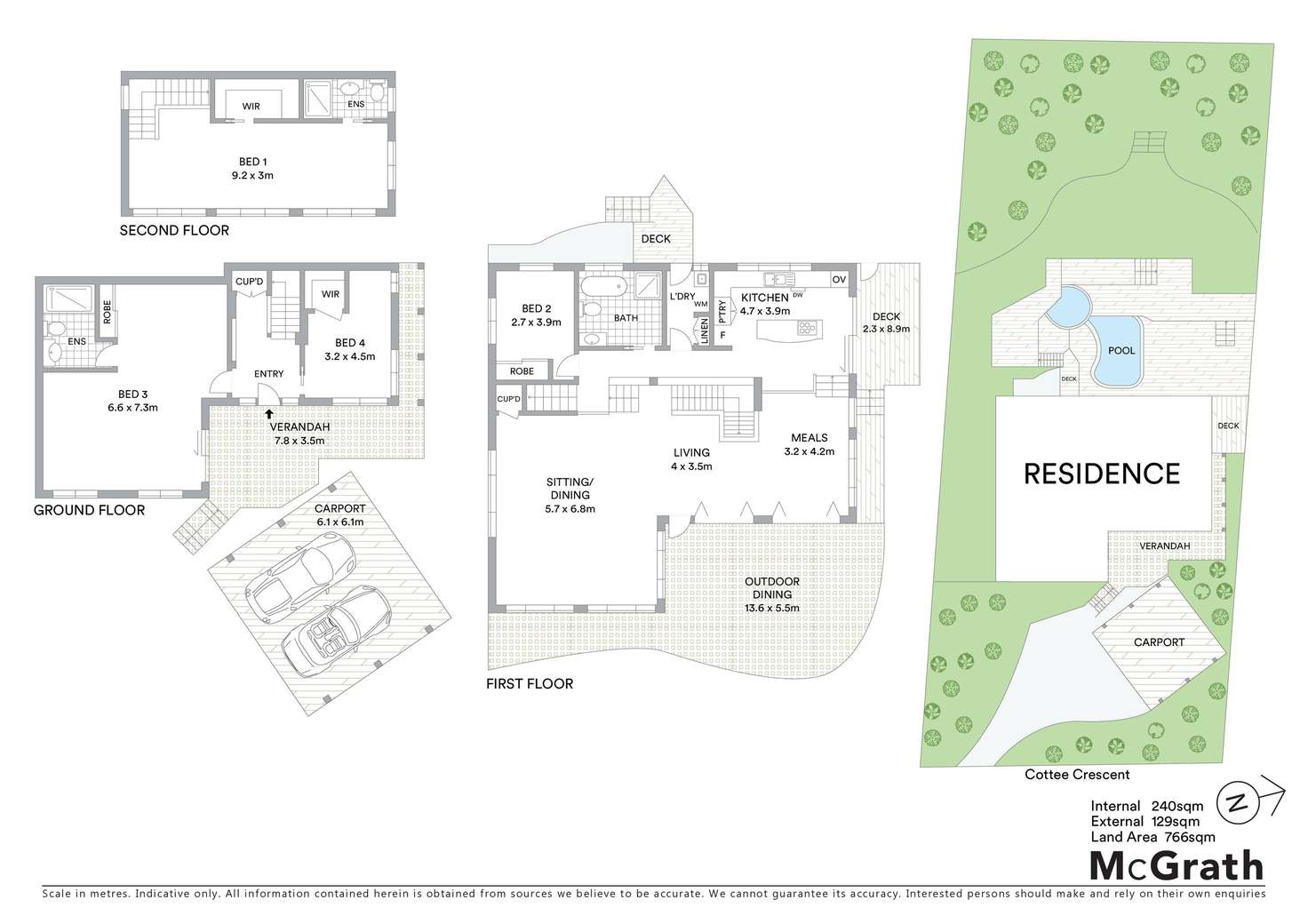 Floorplan of Homely house listing, 23 Cottee Crescent, Terrigal NSW 2260