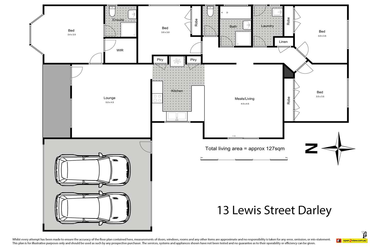 Floorplan of Homely house listing, 13 Lewis Street, Darley VIC 3340