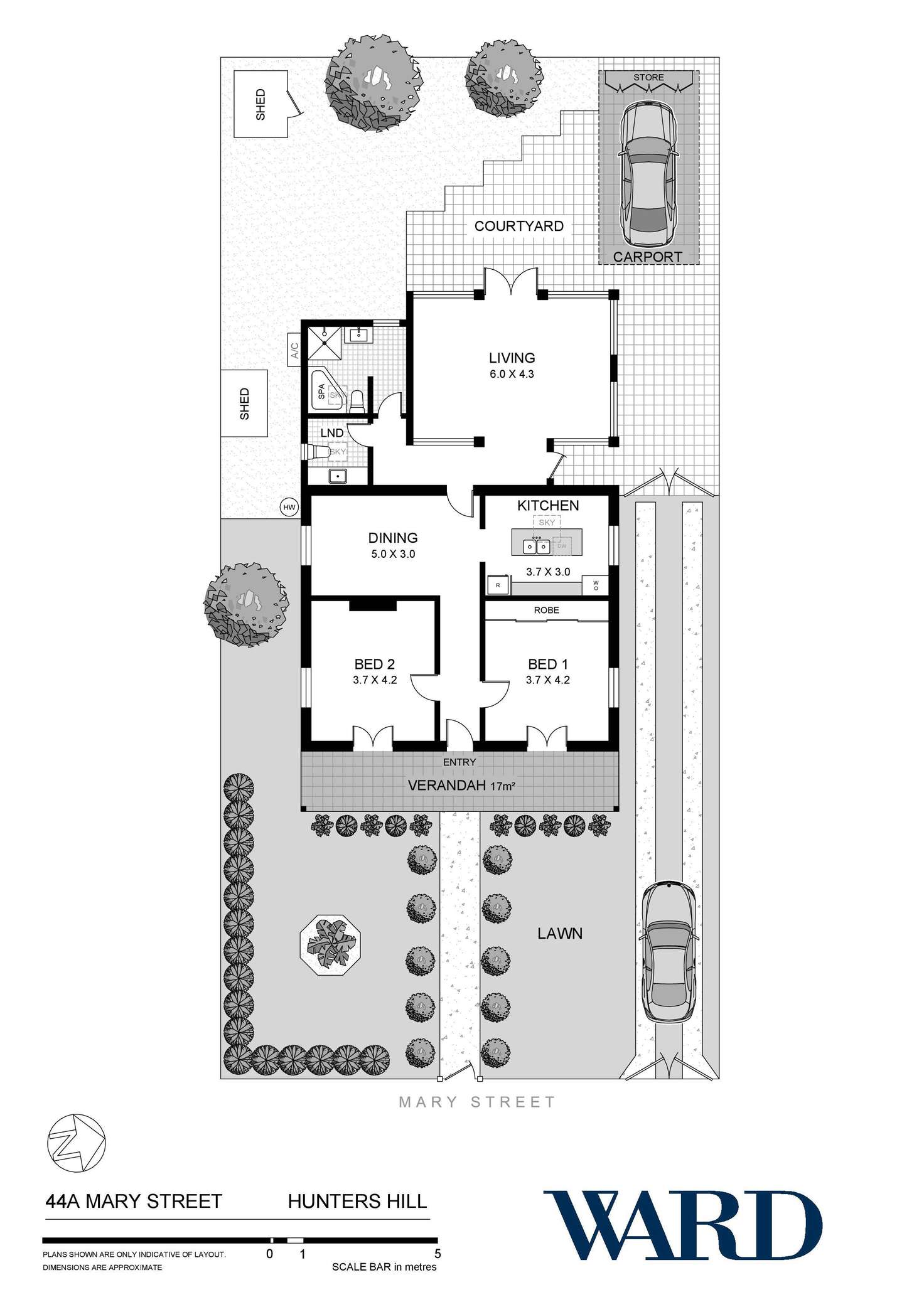 Floorplan of Homely house listing, 44A Mary Street, Hunters Hill NSW 2110