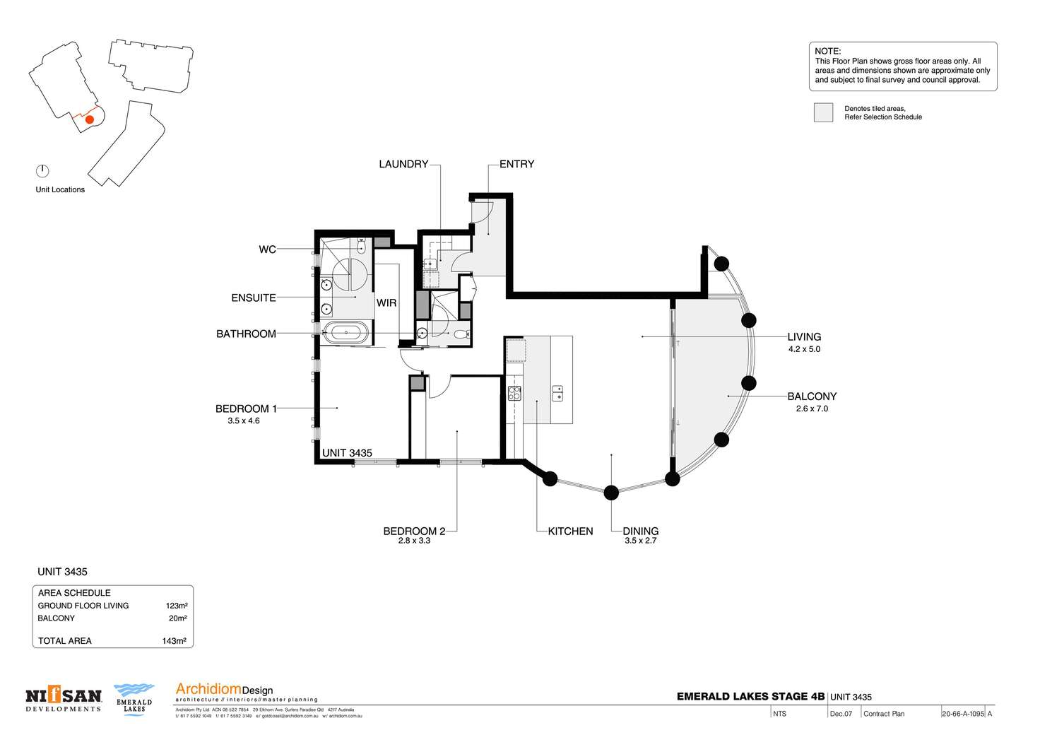 Floorplan of Homely unit listing, 3061/3029 The Boulevard, Carrara QLD 4211