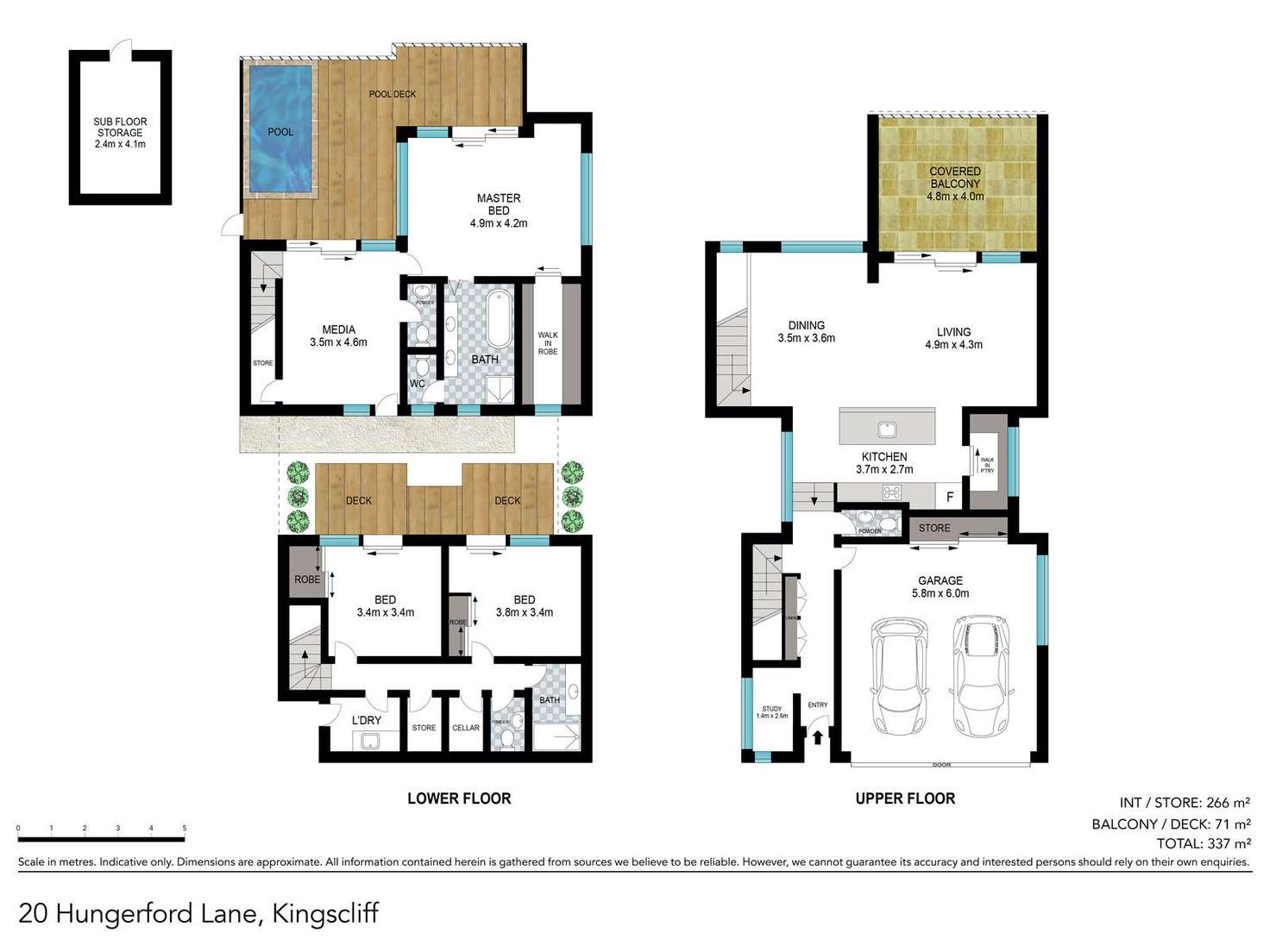 Floorplan of Homely house listing, 20 Hungerford Lane, Kingscliff NSW 2487