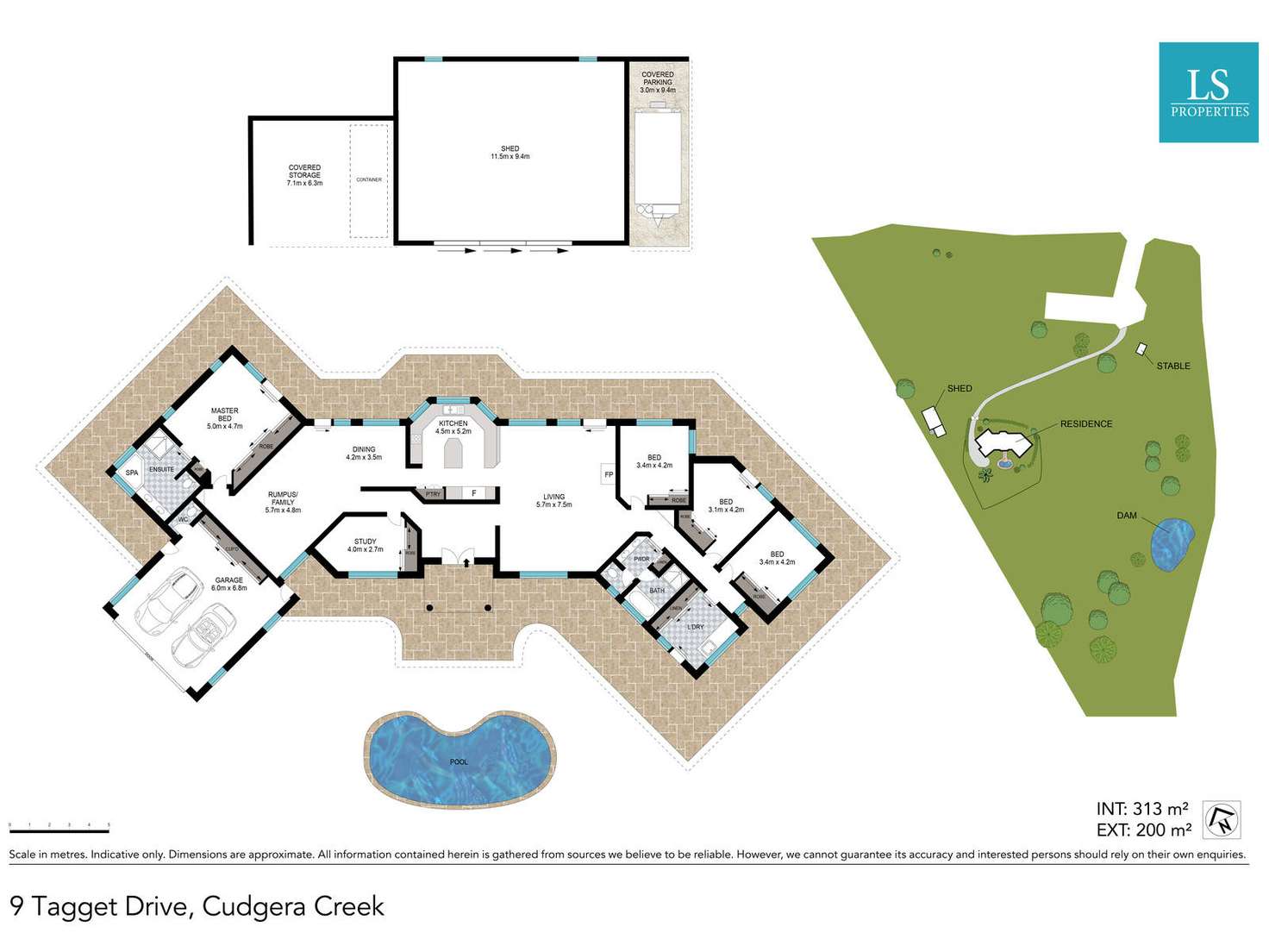 Floorplan of Homely house listing, 9 Tagget Drive, Cudgera Creek NSW 2484