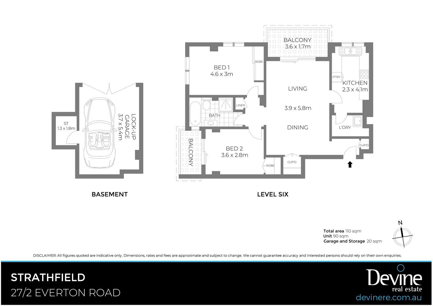 Floorplan of Homely apartment listing, 27/2 Everton Road, Strathfield NSW 2135