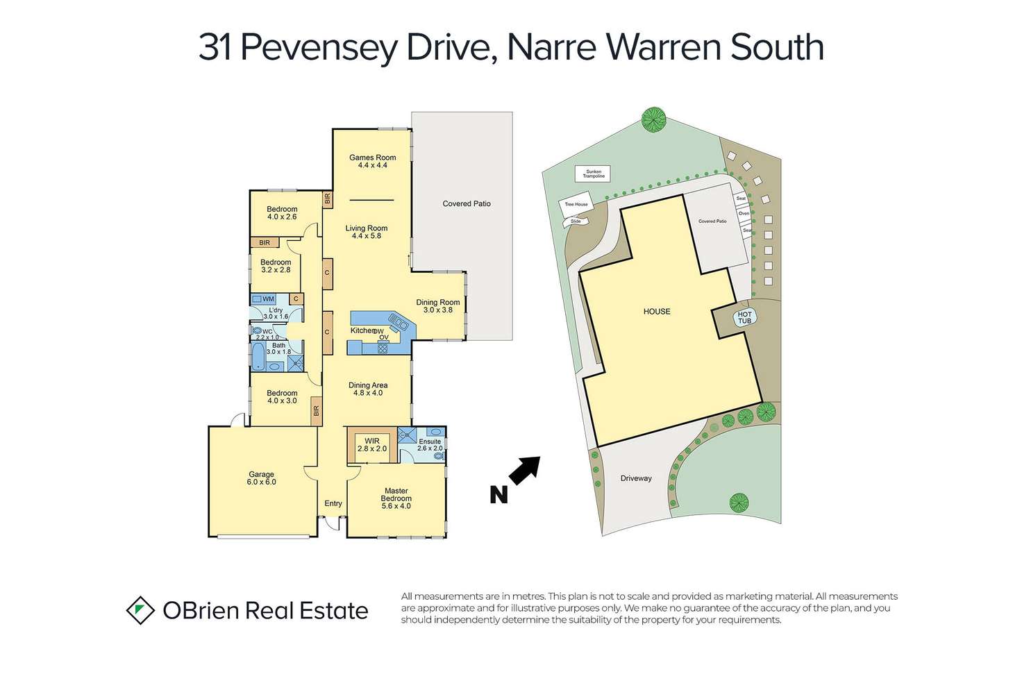 Floorplan of Homely house listing, 31 Pevensey Drive, Narre Warren South VIC 3805