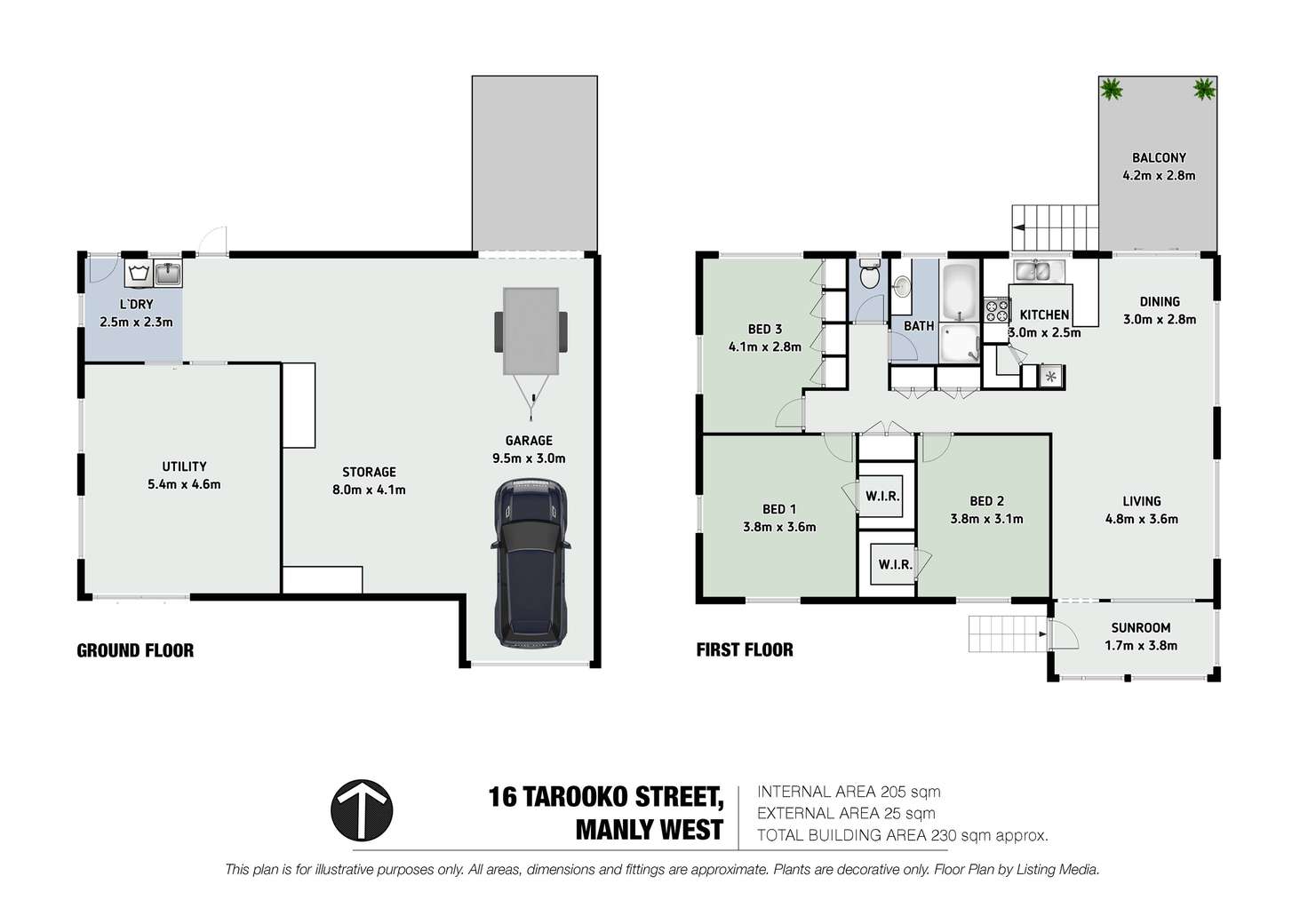 Floorplan of Homely house listing, 16 Tarooko Street, Manly West QLD 4179