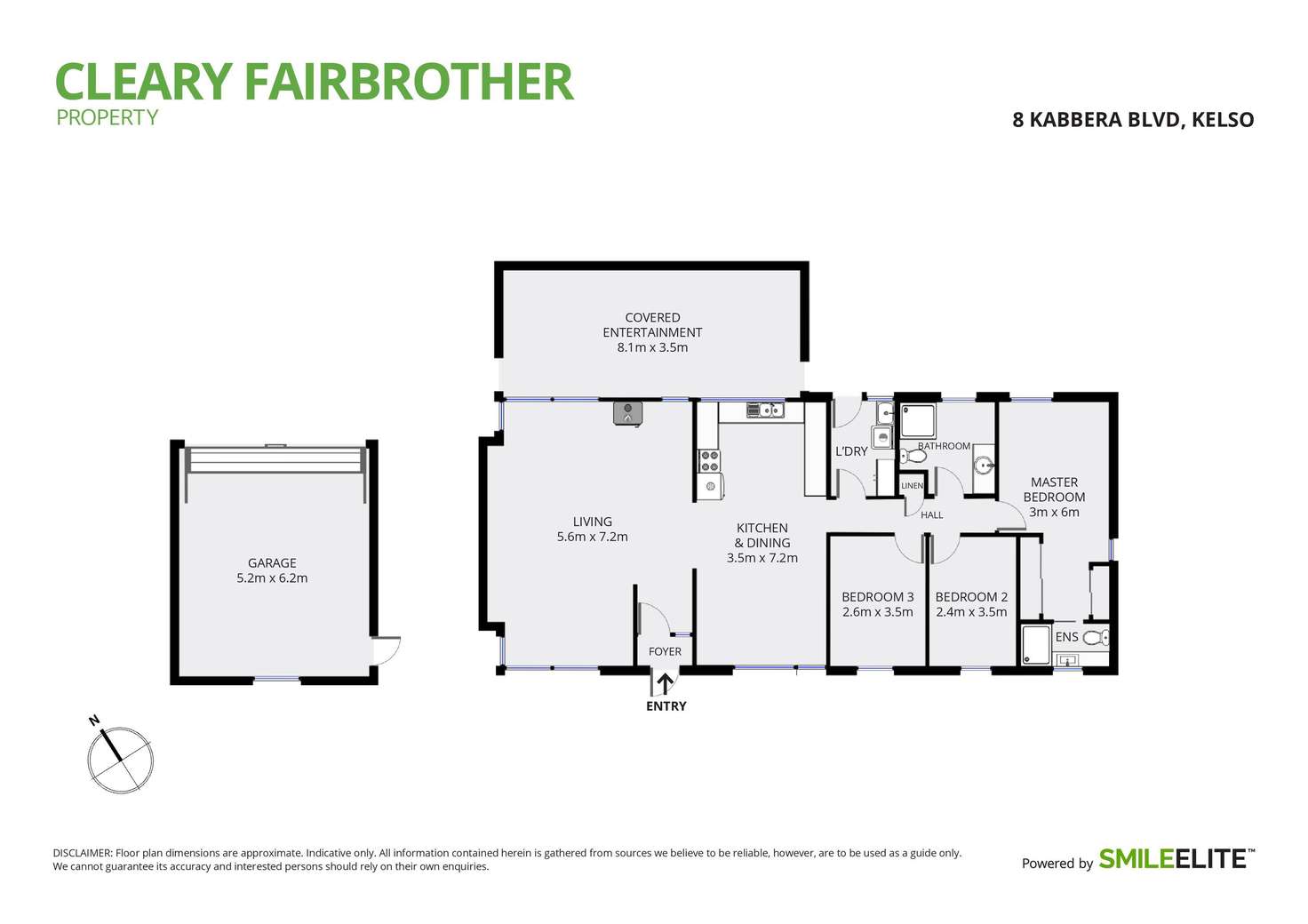 Floorplan of Homely house listing, 8 Kabbera Boulevard, Kelso NSW 2795