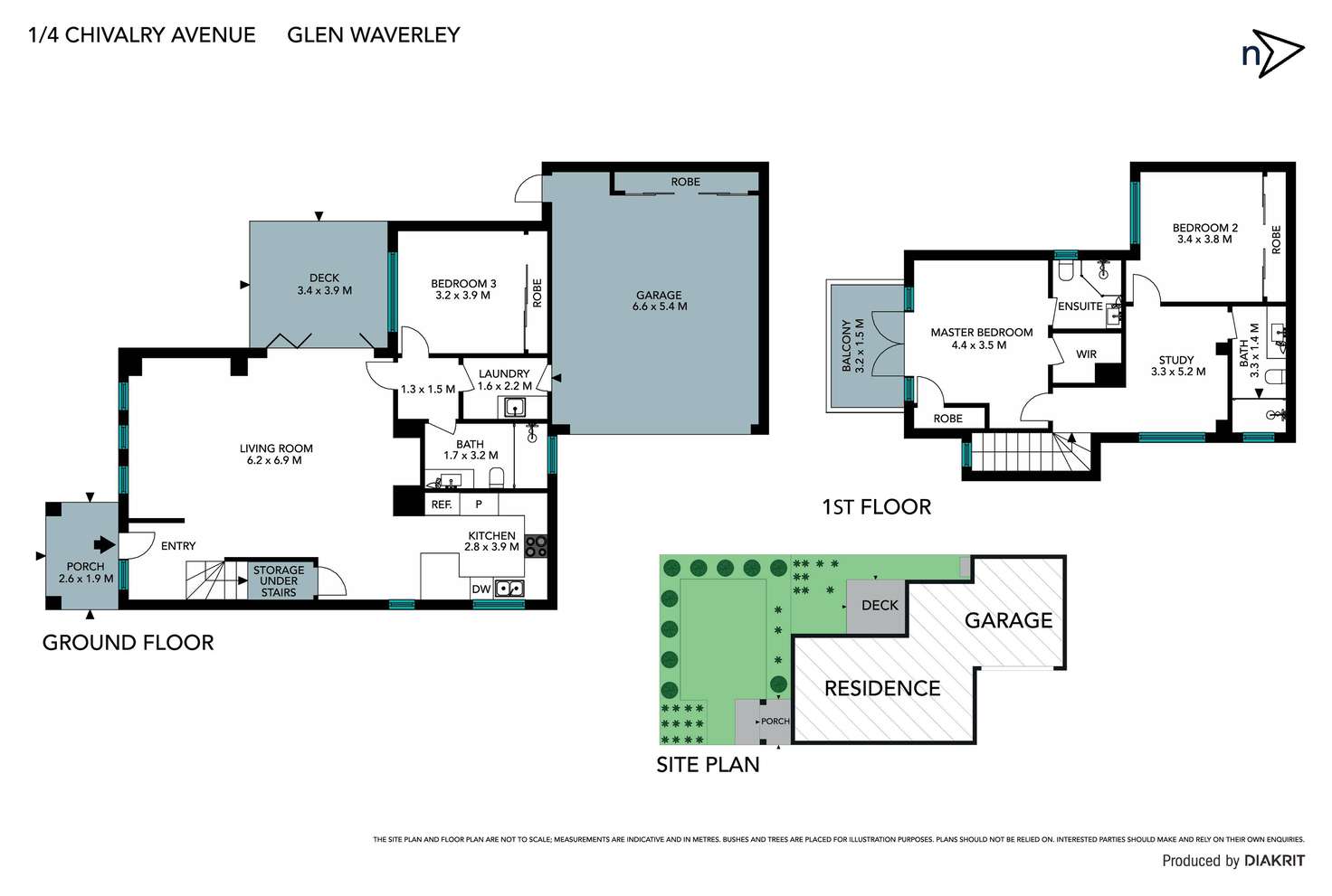 Floorplan of Homely townhouse listing, 1/4 Chivalry Avenue, Glen Waverley VIC 3150