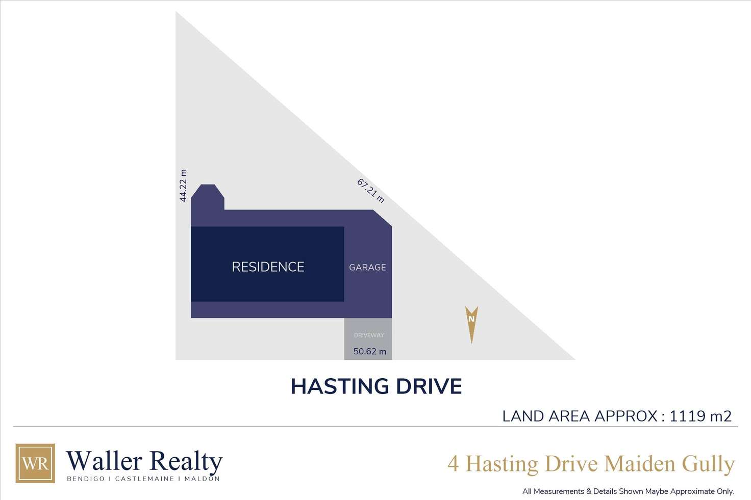 Floorplan of Homely house listing, 4 Hastings Drive, Maiden Gully VIC 3551