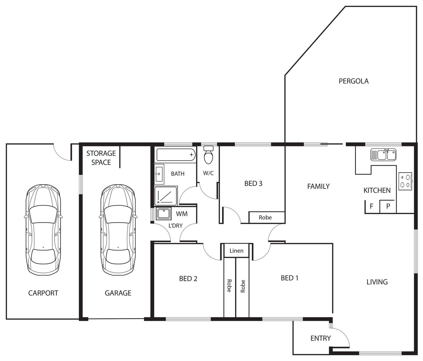 Floorplan of Homely townhouse listing, 50/67 Ern Florence Crescent, Theodore ACT 2905