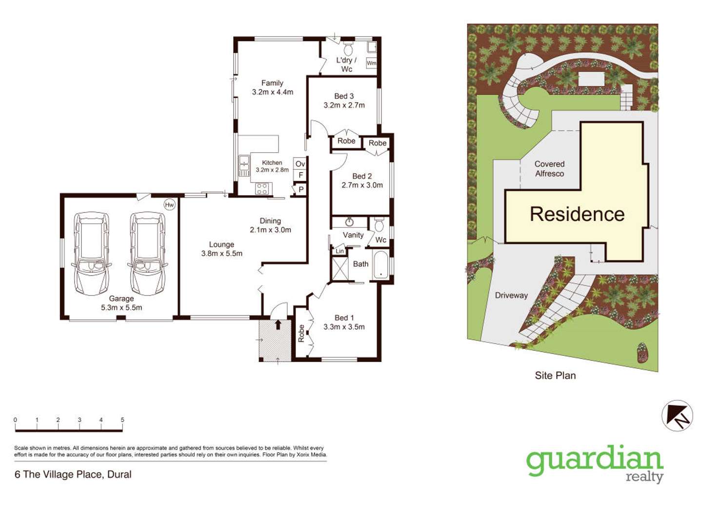 Floorplan of Homely house listing, 6 The Village Place, Dural NSW 2158