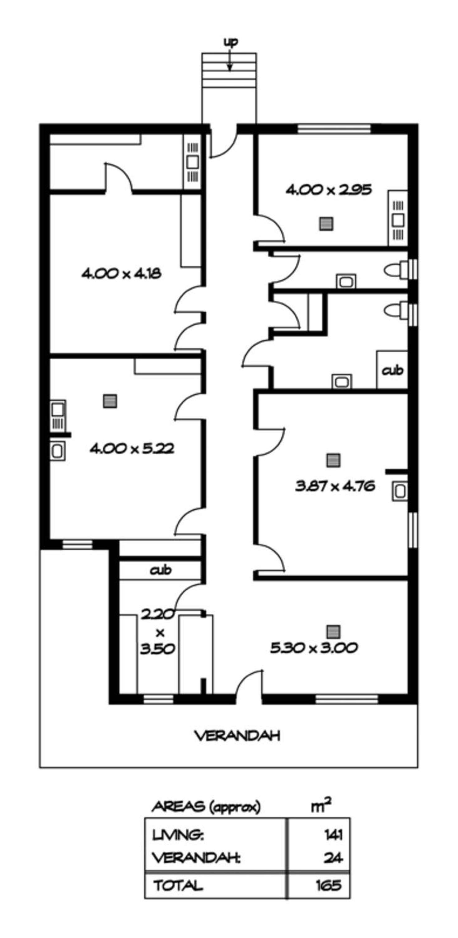 Floorplan of Homely house listing, 6 Bogan Road, Hillbank SA 5112