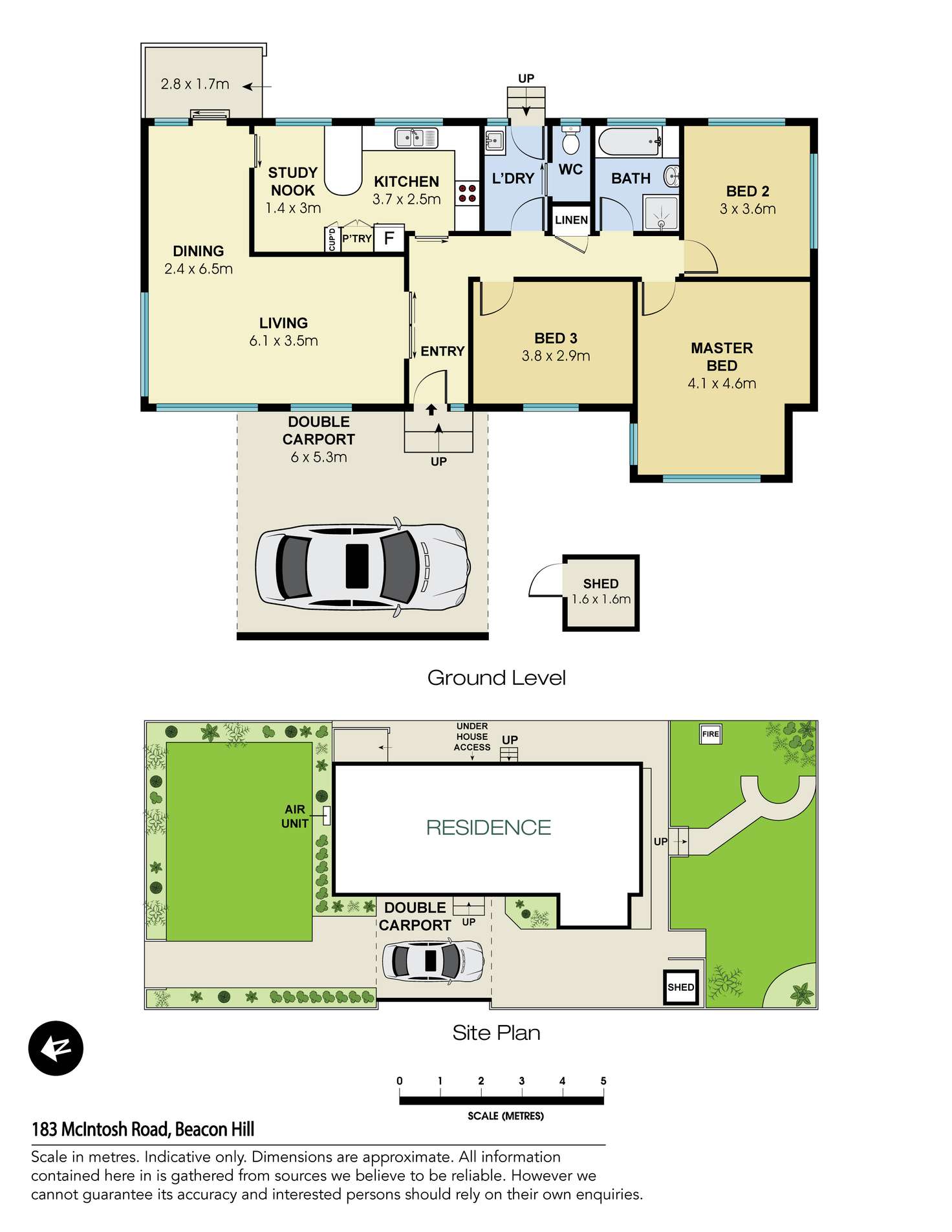 Floorplan of Homely house listing, 183 McIntosh Road, Beacon Hill NSW 2100