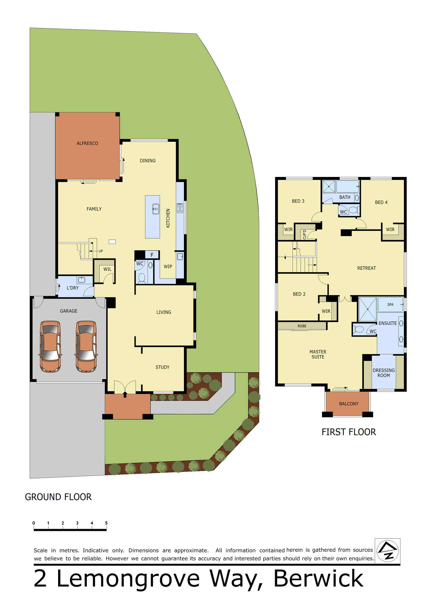 Floorplan of Homely house listing, 2 Lemongrove Way, Berwick VIC 3806