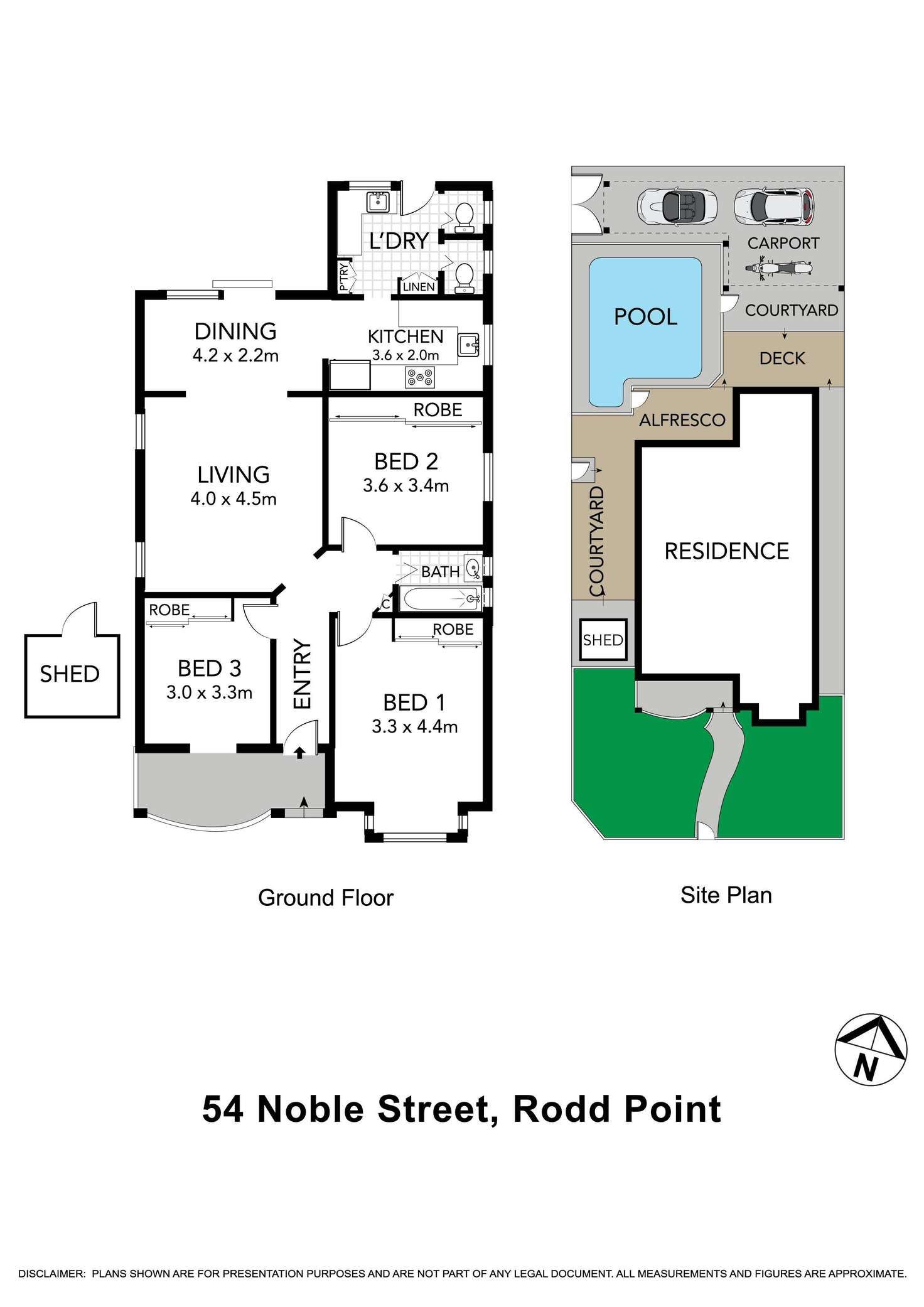 Floorplan of Homely house listing, 54 Noble Street, Rodd Point NSW 2046