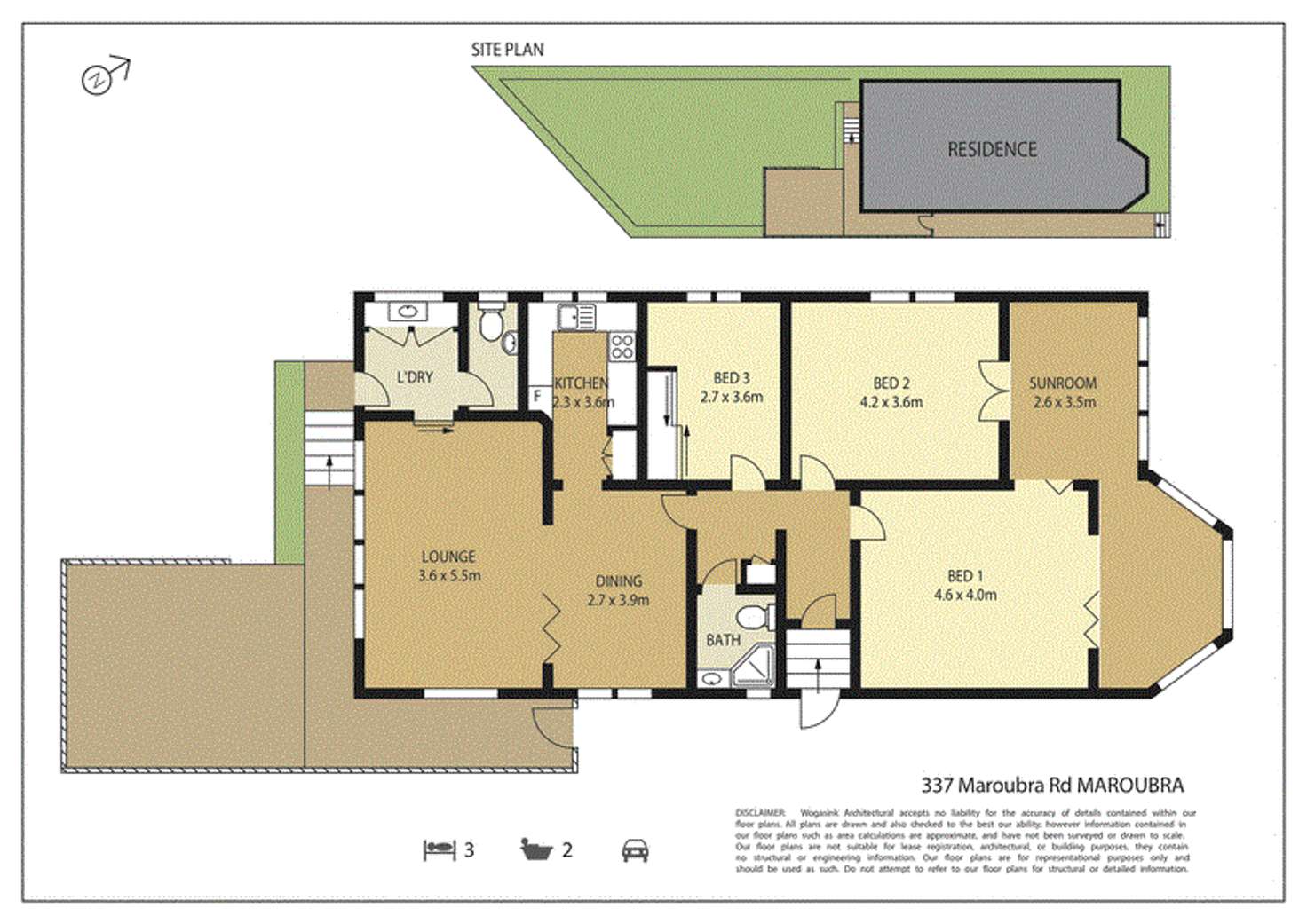 Floorplan of Homely house listing, 337 Maroubra Road, Maroubra NSW 2035