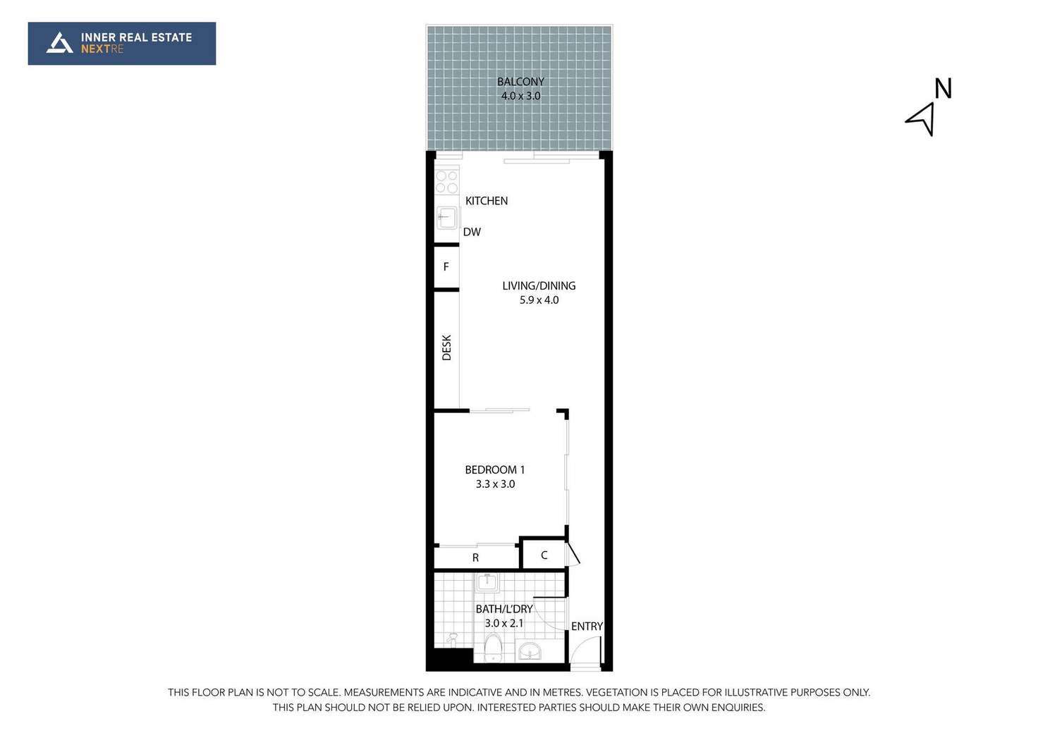 Floorplan of Homely apartment listing, 1208/555 Flinders Street, Melbourne VIC 3000
