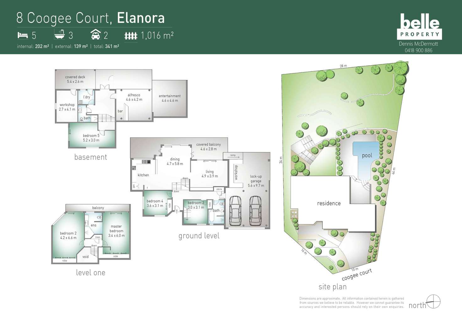 Floorplan of Homely house listing, 8 Coogee Court, Elanora QLD 4221