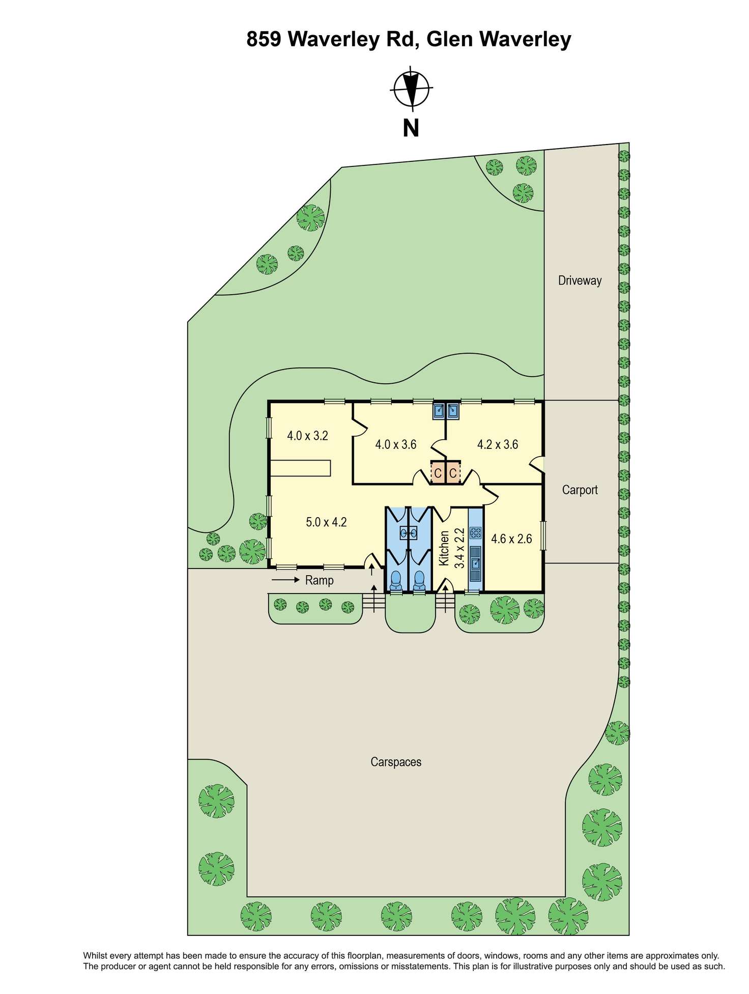Floorplan of Homely house listing, 859 Waverley Road, Glen Waverley VIC 3150