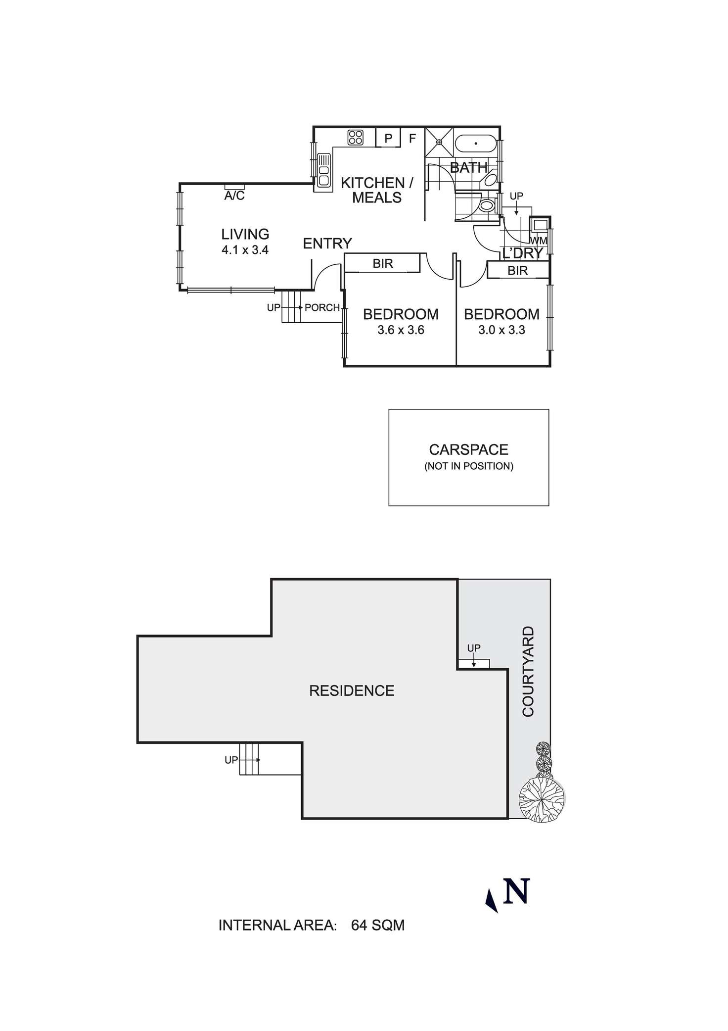 Floorplan of Homely unit listing, 3/51 Bell Street, Coburg VIC 3058