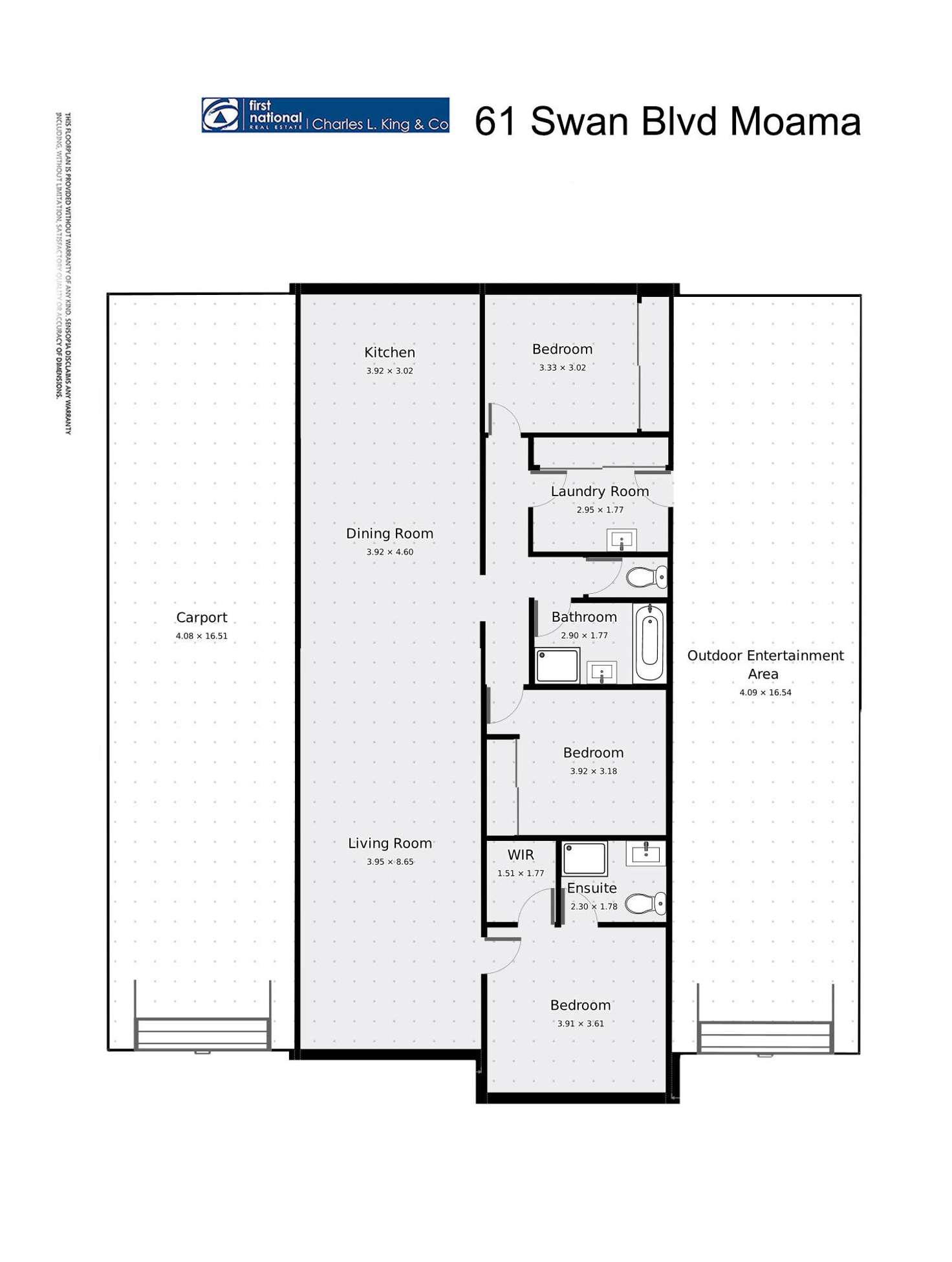 Floorplan of Homely house listing, 61 Swan Boulevard, Moama NSW 2731