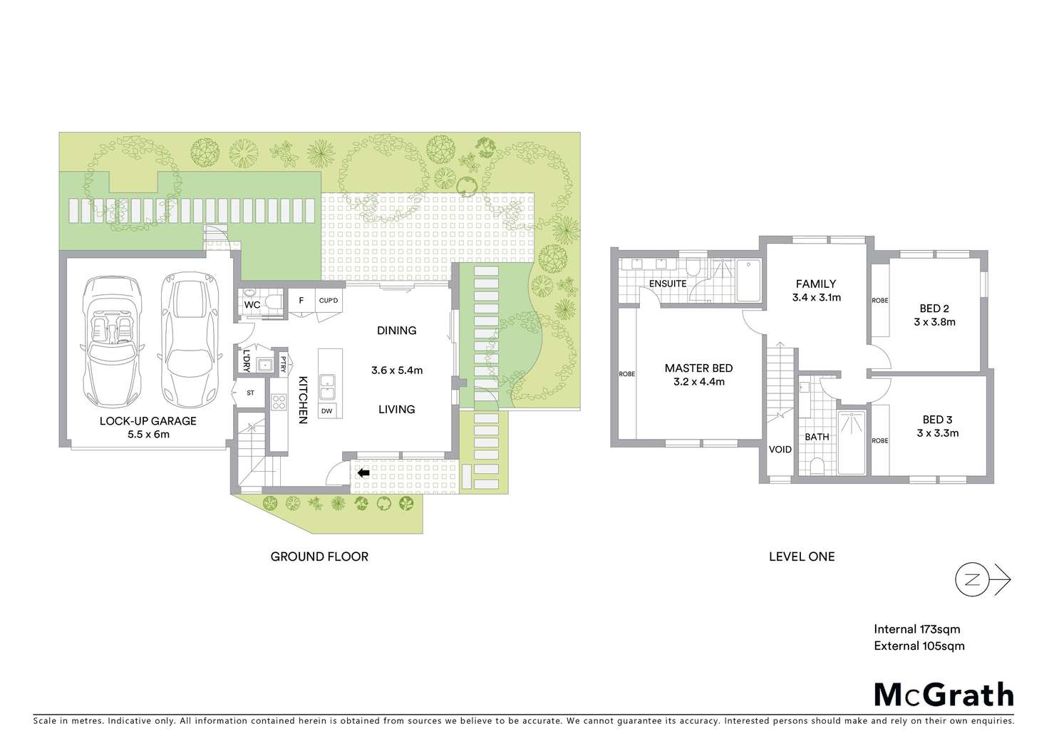 Floorplan of Homely townhouse listing, 1/127 Barrabool Road, Highton VIC 3216